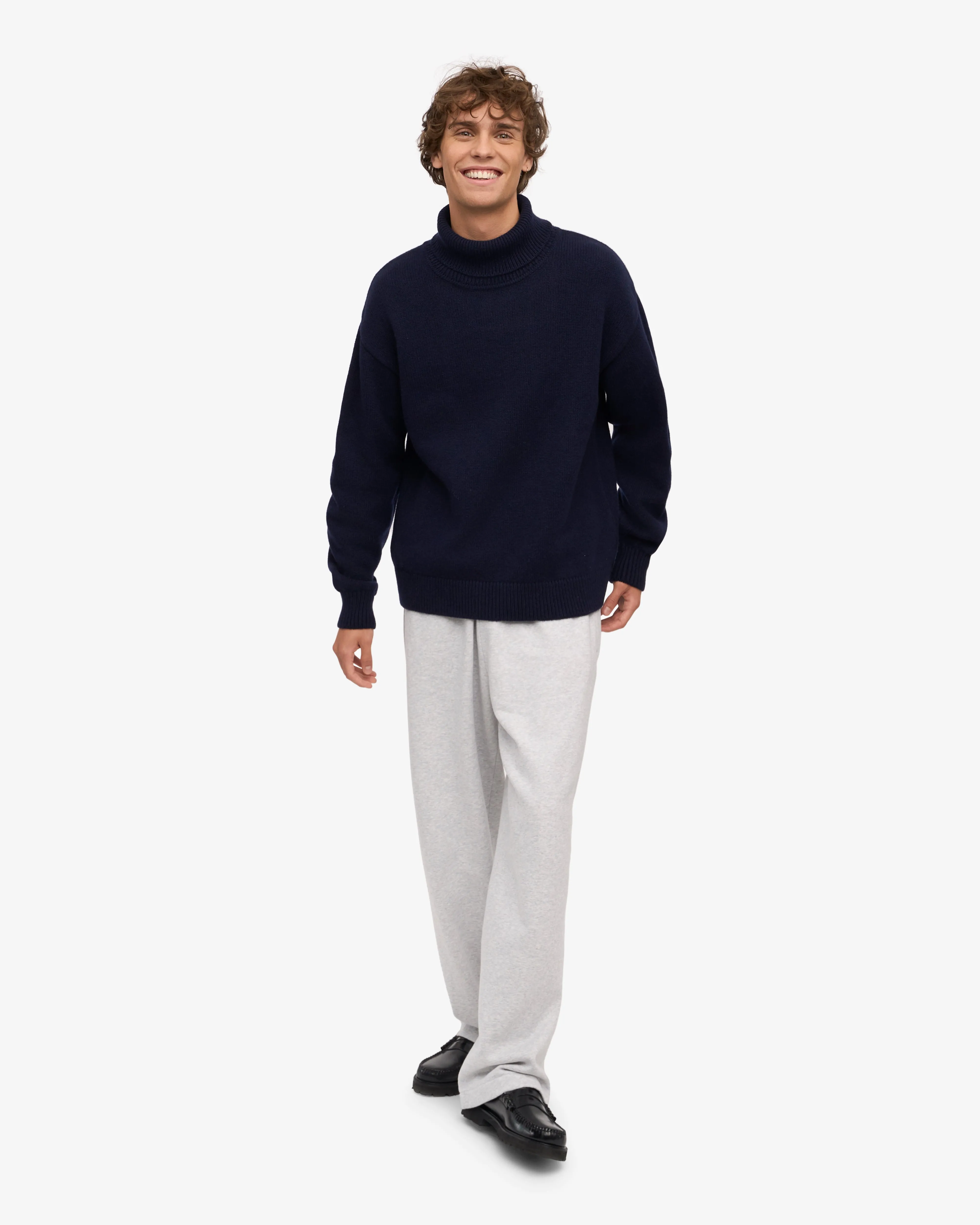 Merino Wool Turtleneck - Navy Blue sold by Colorful Standard product image thumbnail 5