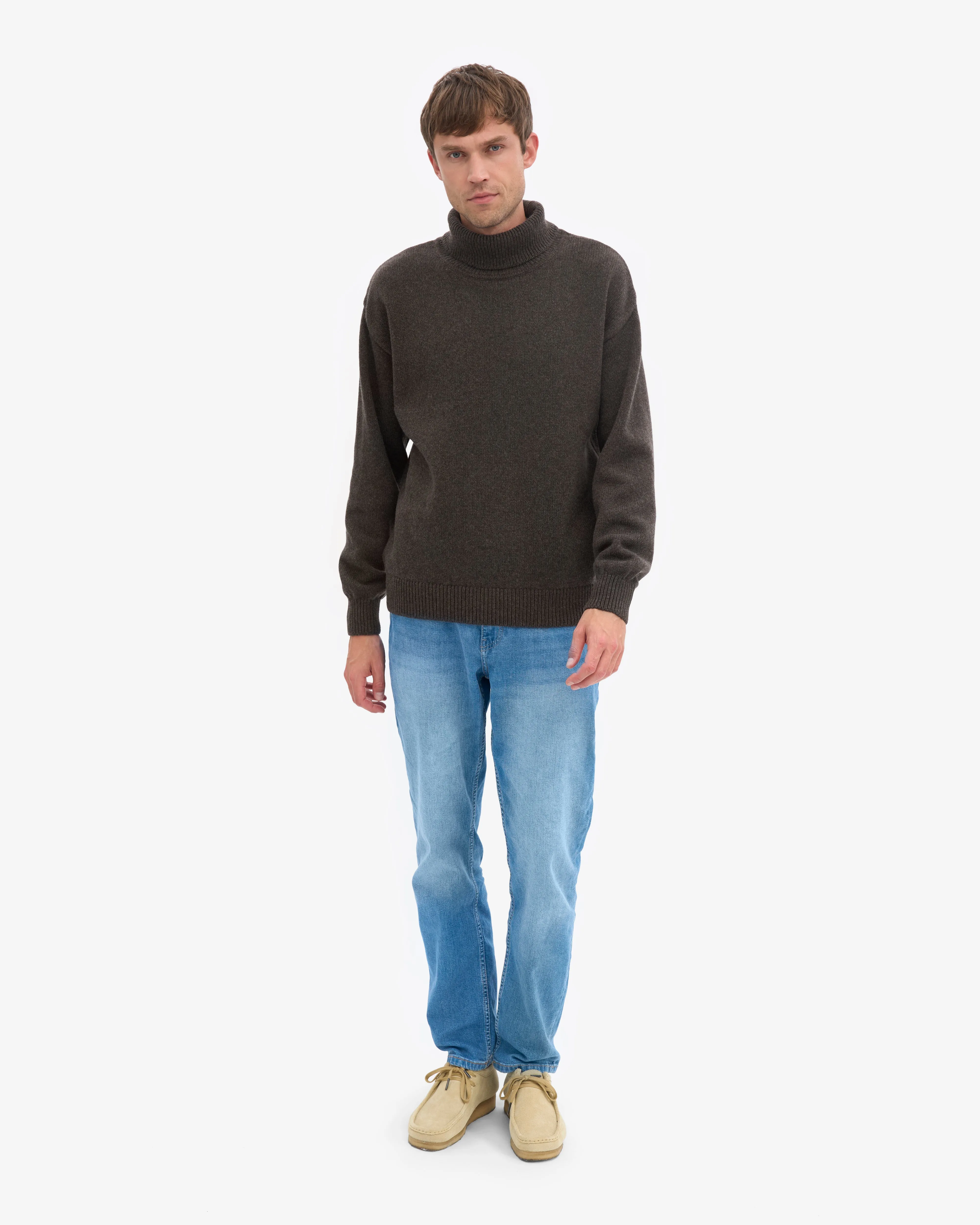 Merino Wool Turtleneck - Coffee Brown sold by Colorful Standard product image thumbnail 5