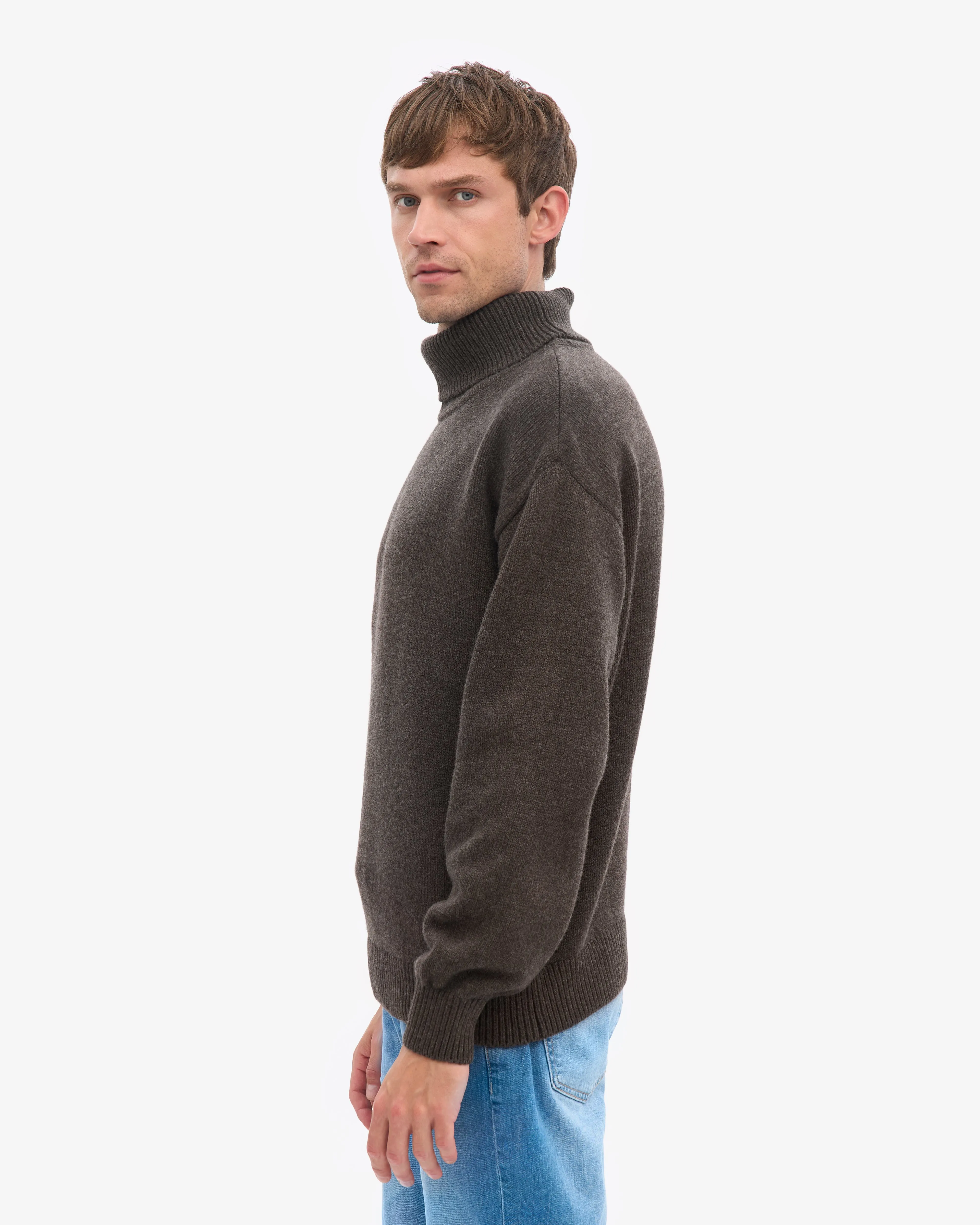 Merino Wool Turtleneck - Coffee Brown sold by Colorful Standard product image thumbnail 3