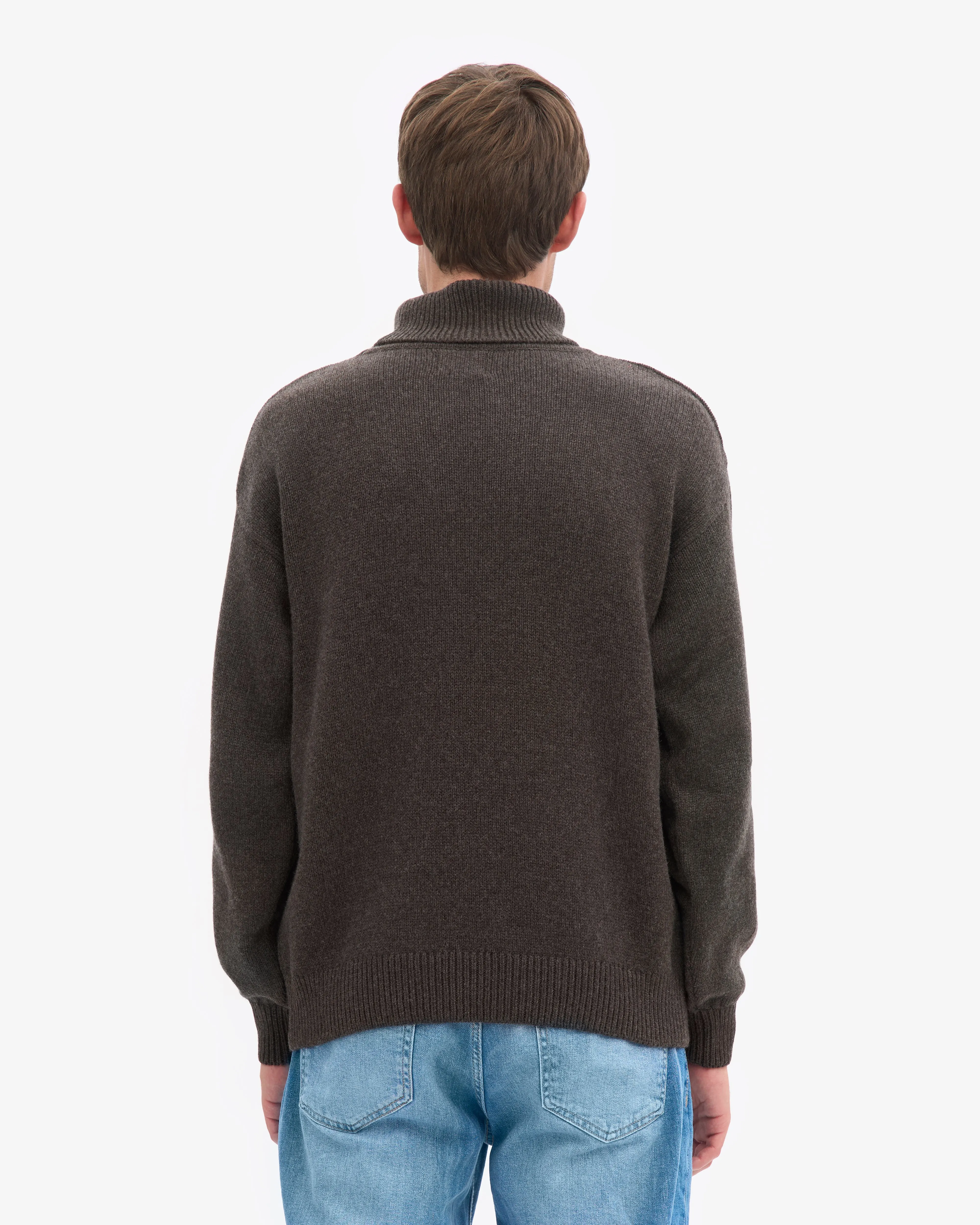 Merino Wool Turtleneck - Coffee Brown sold by Colorful Standard product image thumbnail 4