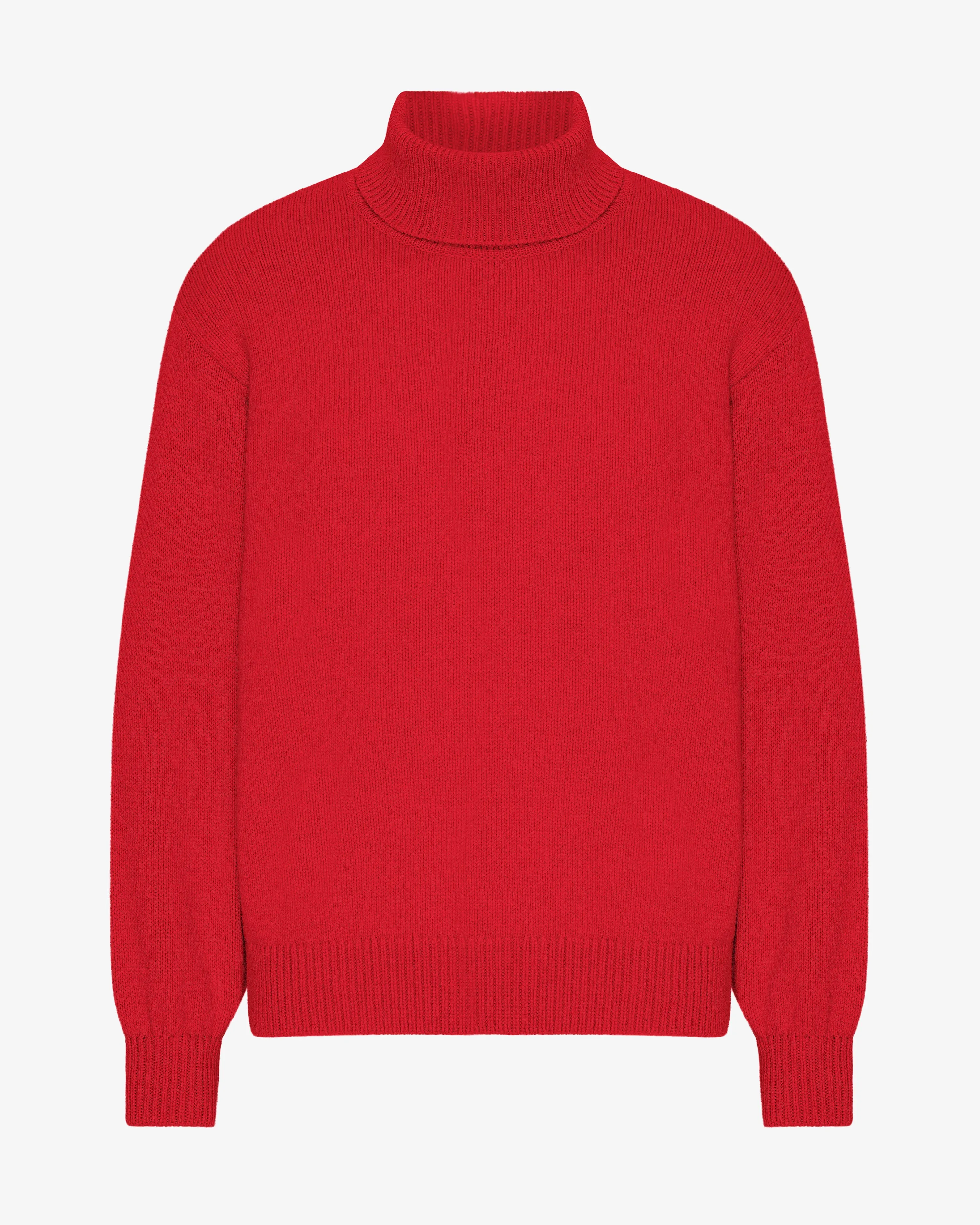 Merino Wool Turtleneck - Scarlet Red sold by Colorful Standard