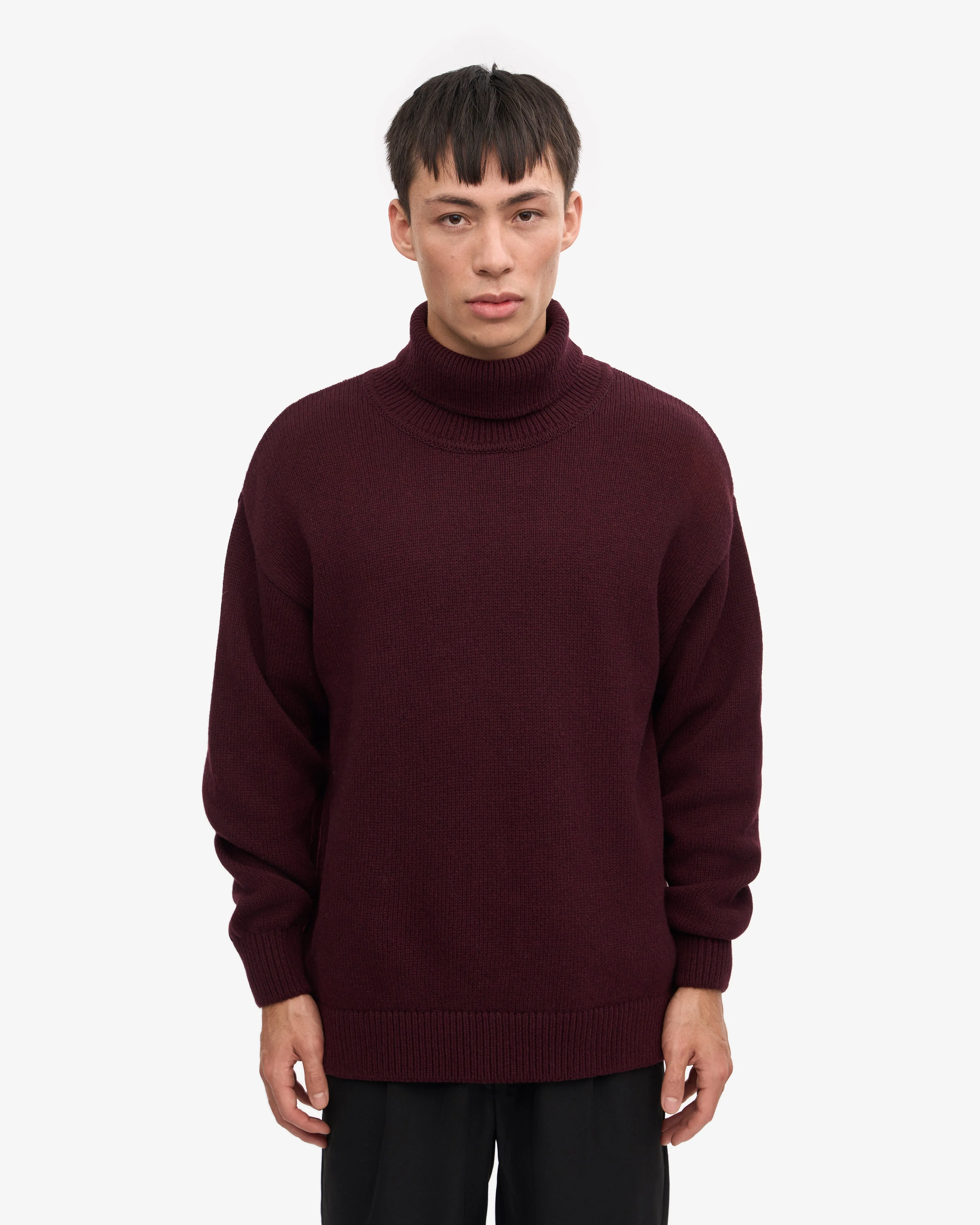 Merino Wool Turtleneck - Scarlet Red sold by Colorful Standard product image thumbnail 2