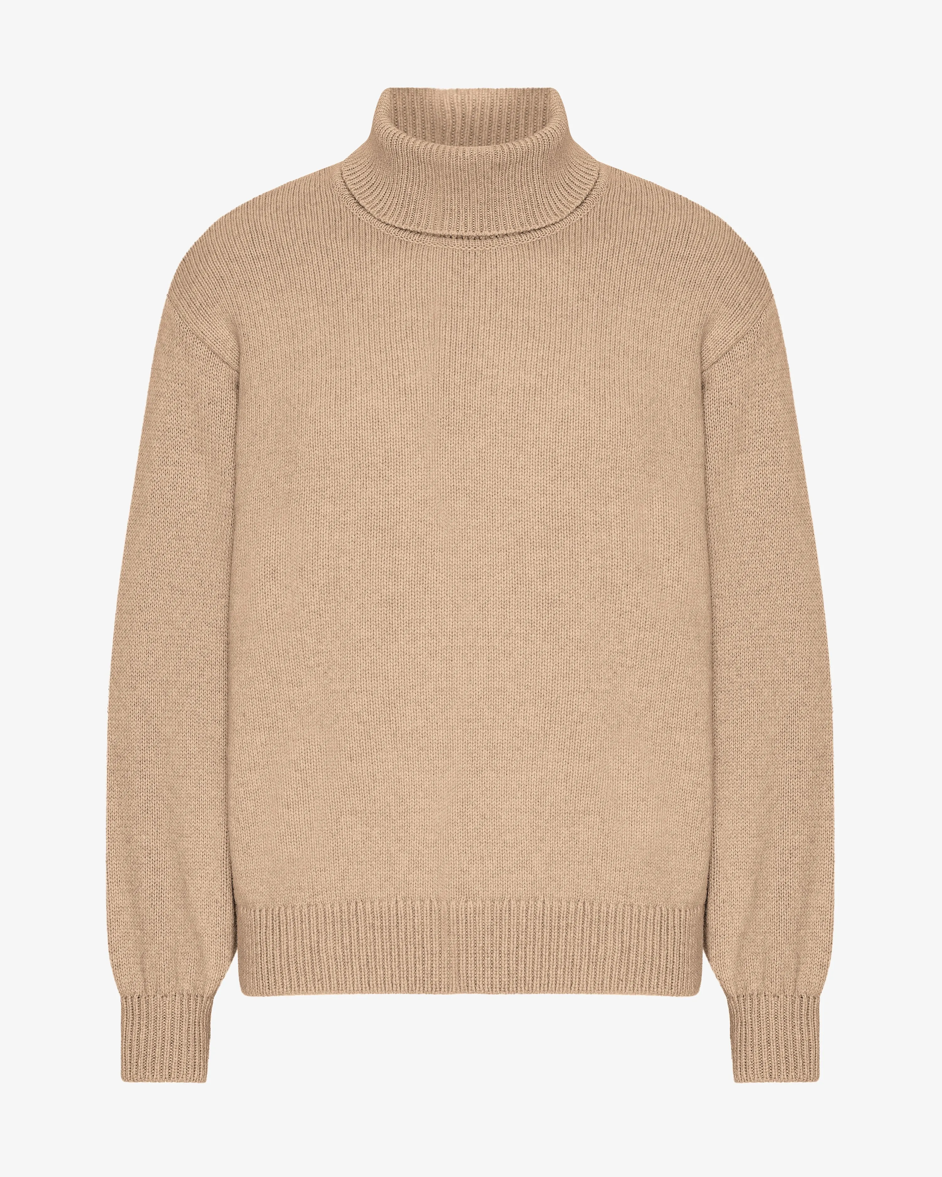 Merino Wool Turtleneck - Honey Beige sold by Colorful Standard