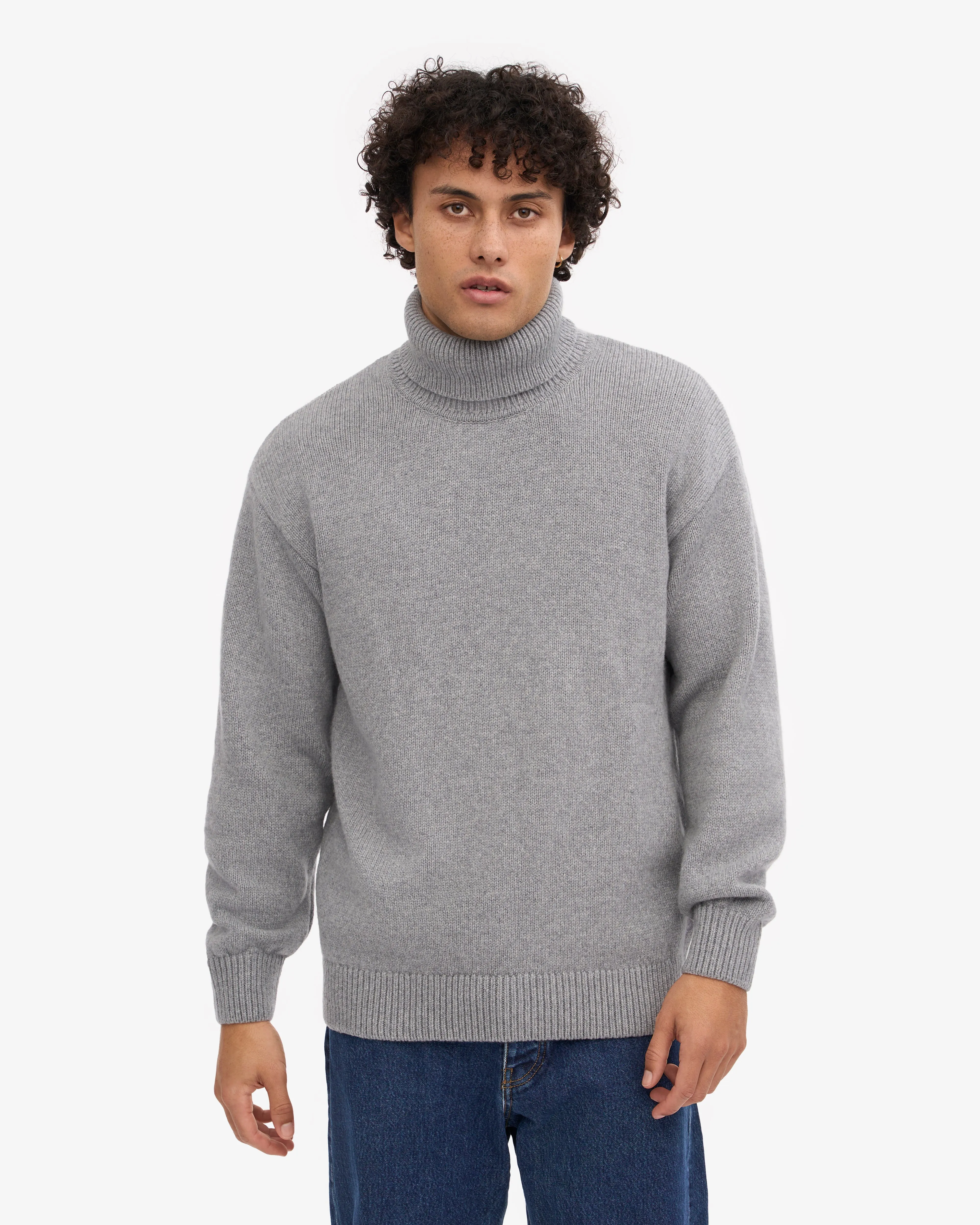 Merino Wool Turtleneck - Heather Grey sold by Colorful Standard product image thumbnail 2