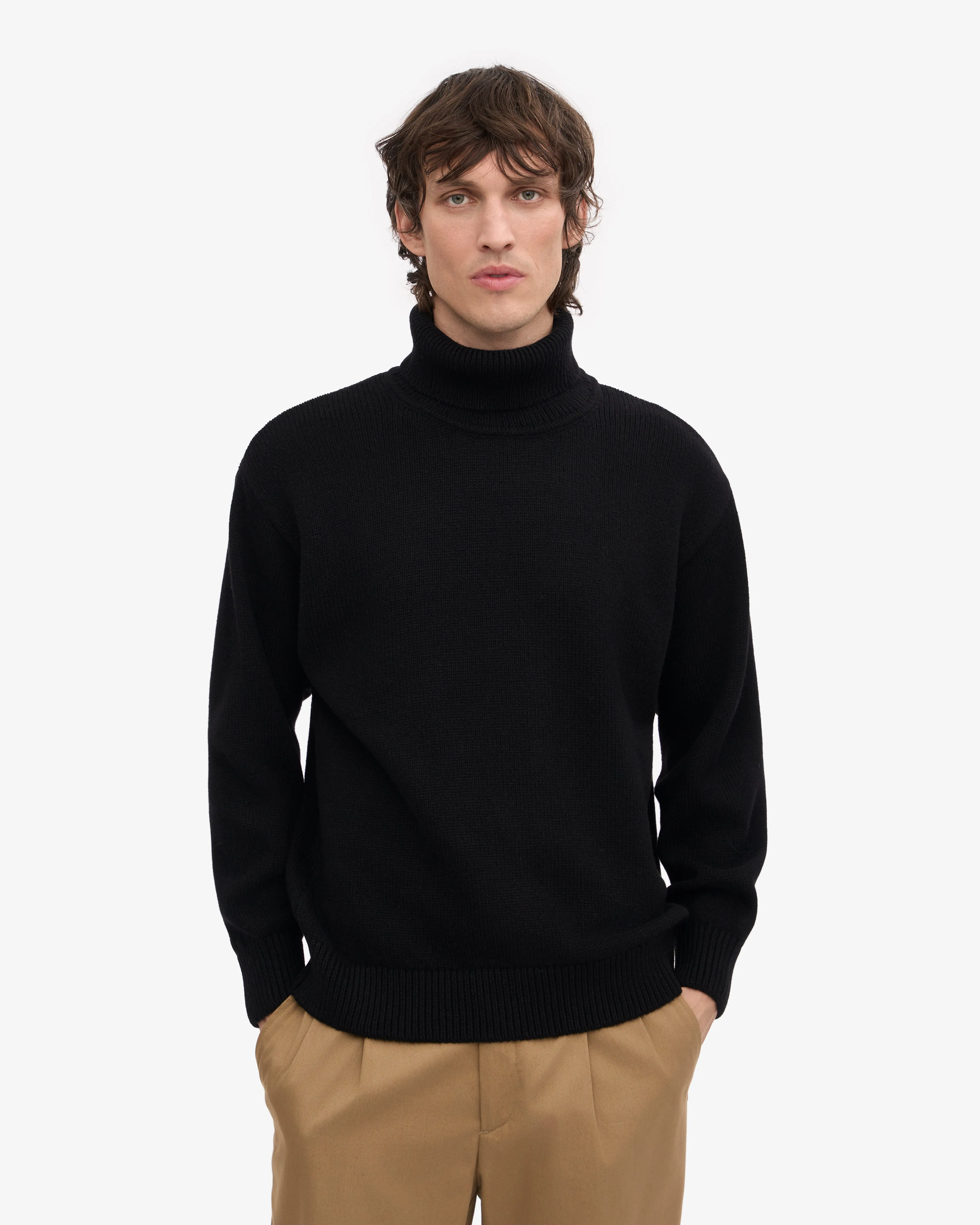 Merino Wool Turtleneck - Deep Black sold by Colorful Standard product image thumbnail 2