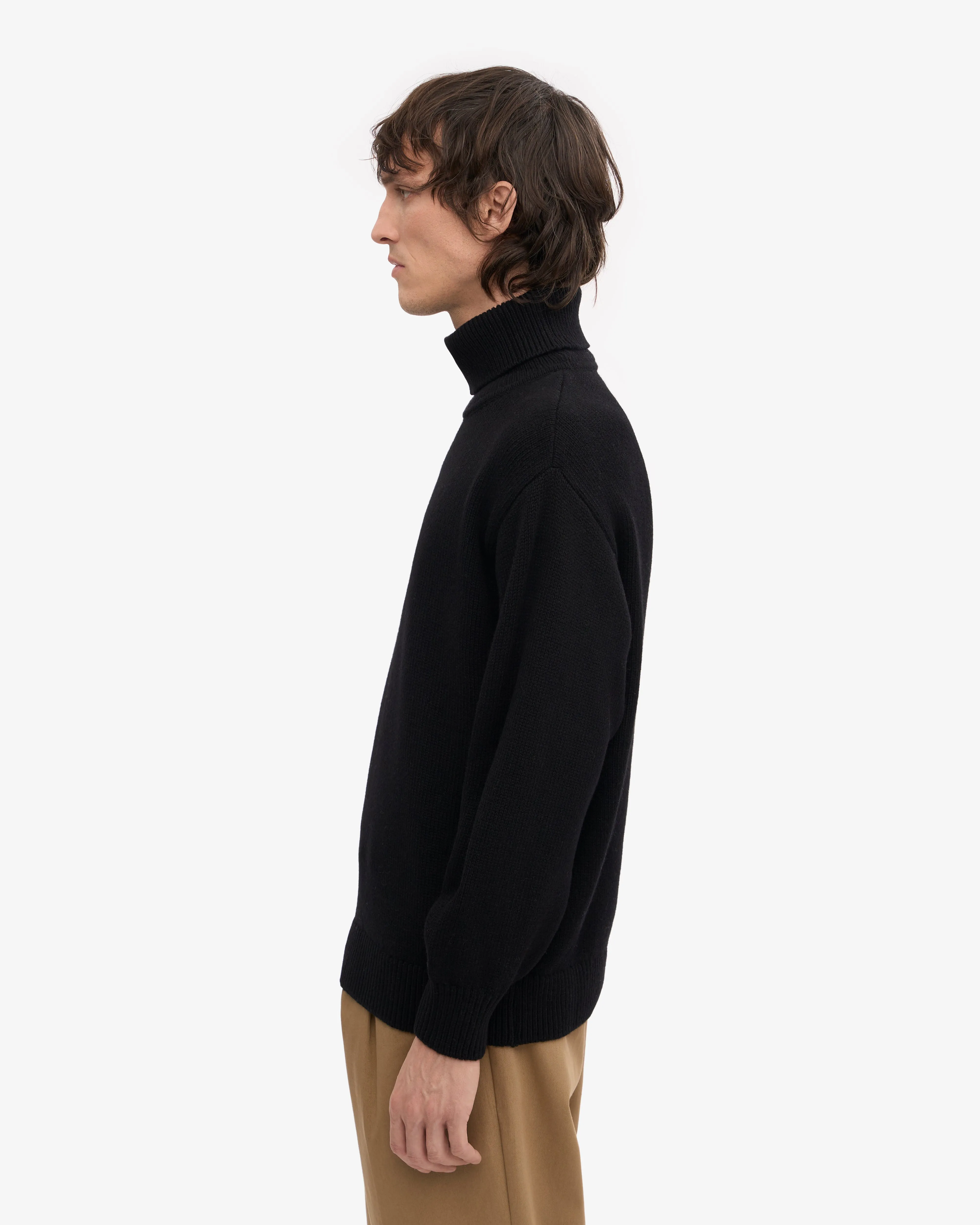 Merino Wool Turtleneck - Deep Black sold by Colorful Standard product image thumbnail 3