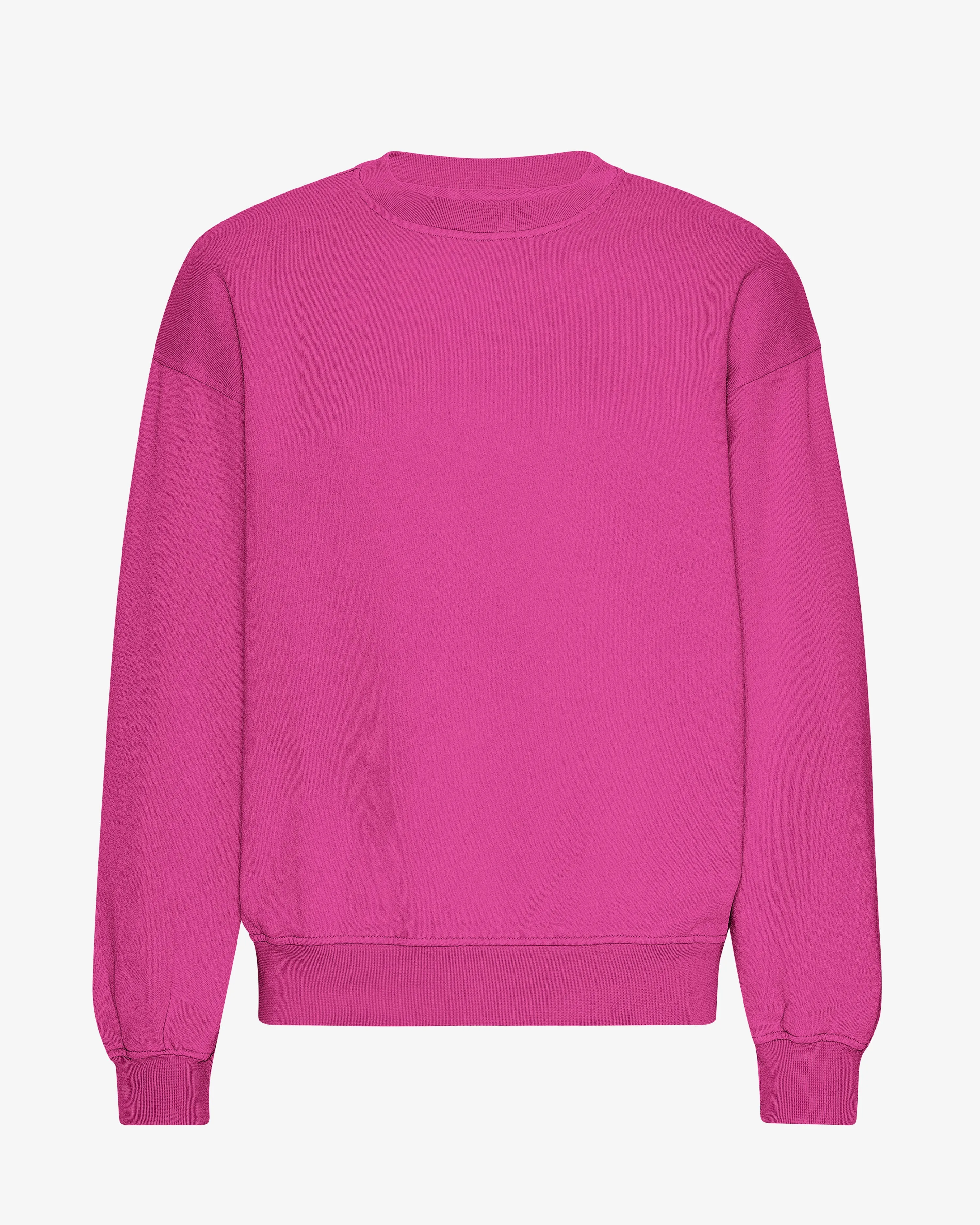 Organic Oversized Crew - Magenta Blaze sold by Colorful Standard
