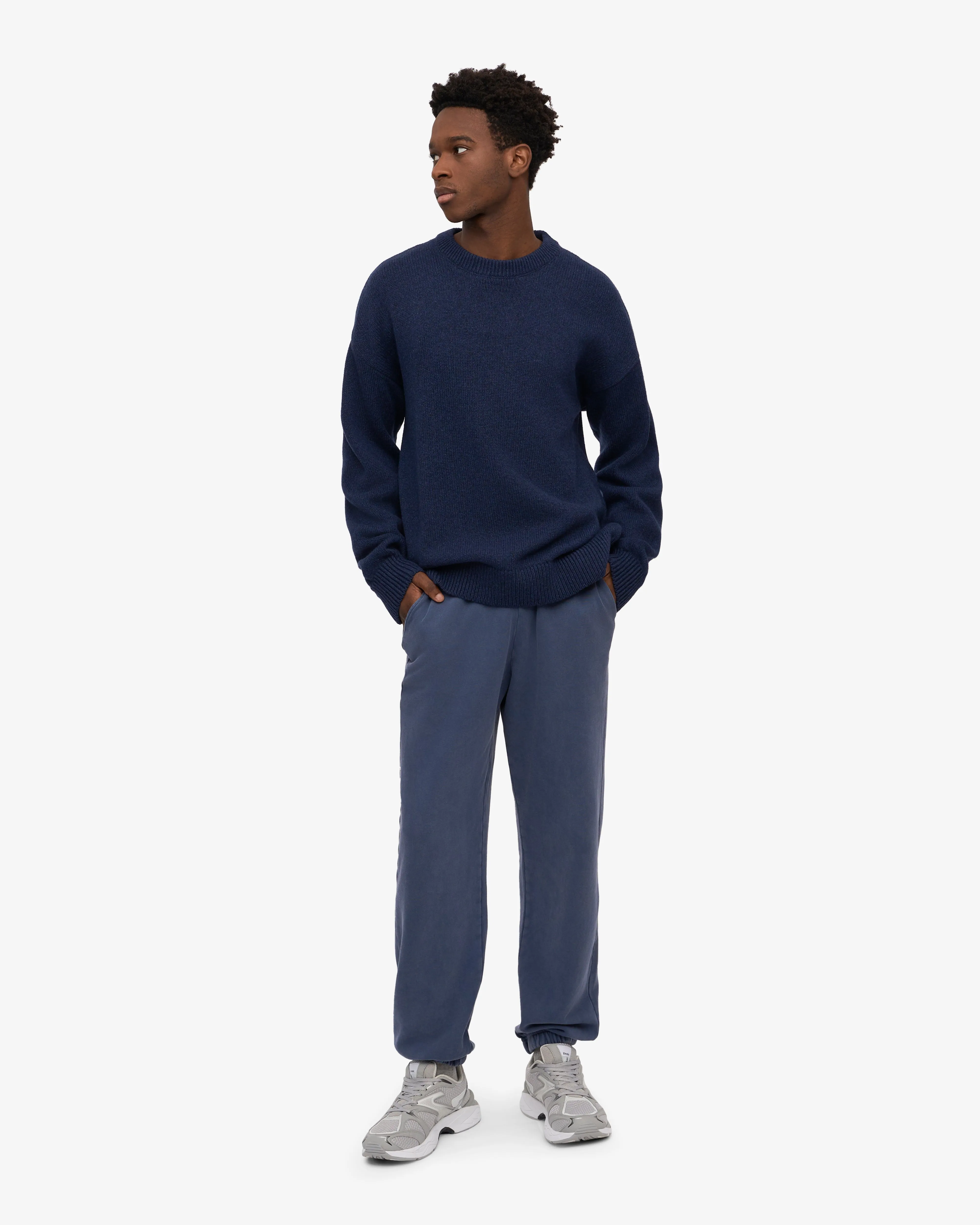 Oversized Merino Wool Crew - Marine Blue sold by Colorful Standard product image thumbnail 5