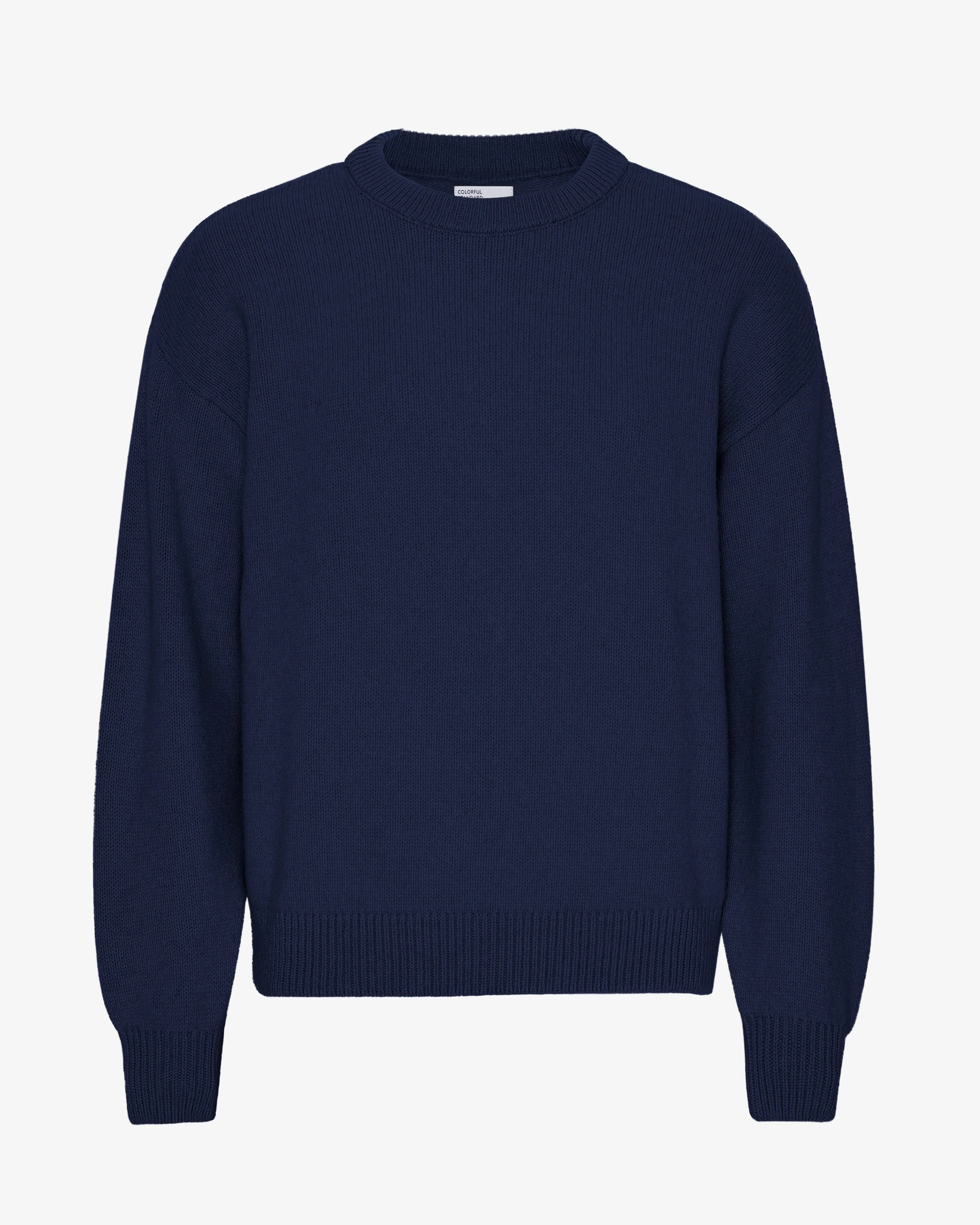 Oversized Merino Wool Crew - Marine Blue sold by Colorful Standard