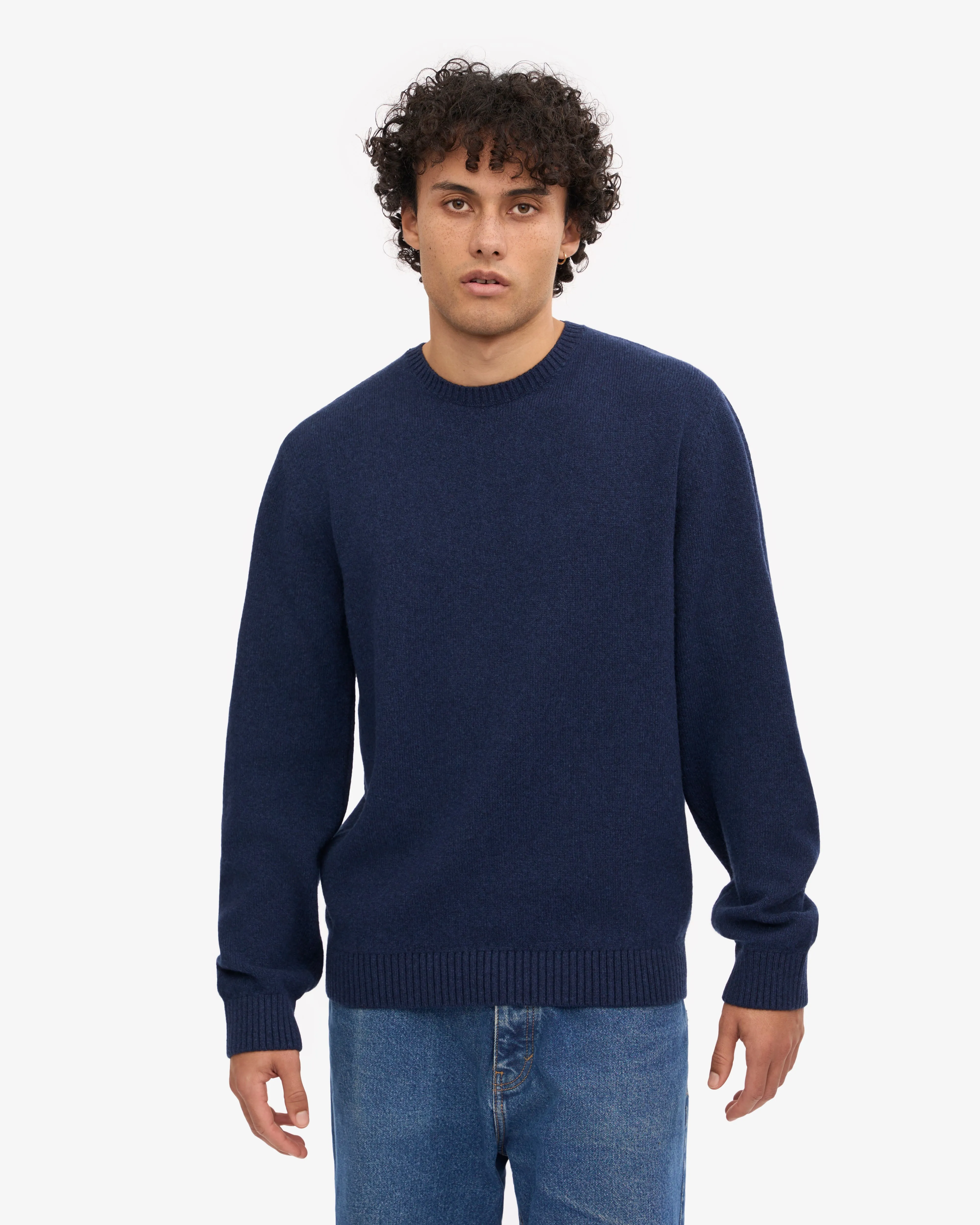 Classic Merino Wool Crew - Marine Blue sold by Colorful Standard product image thumbnail 2