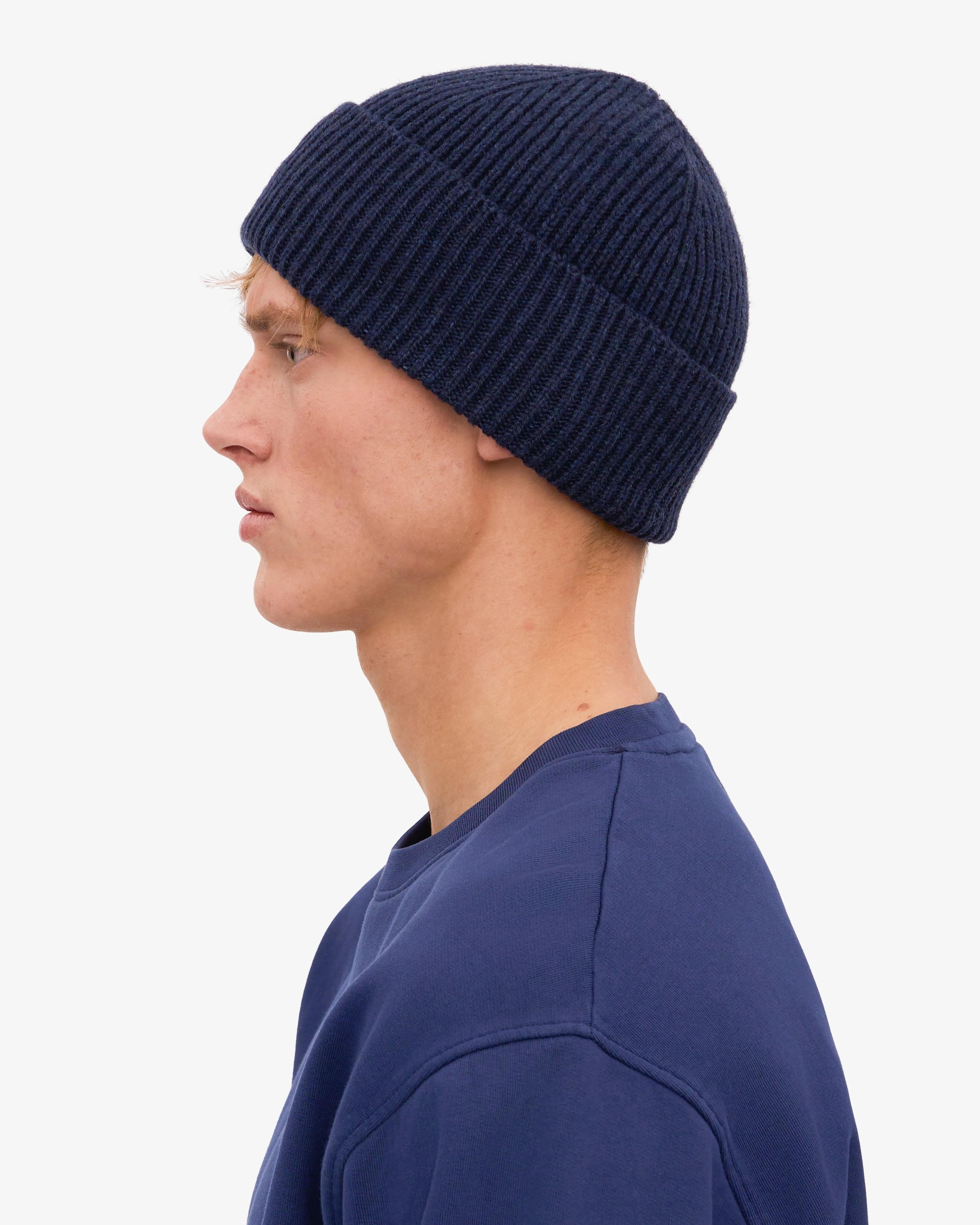Merino Wool Beanie - Marine Blue sold by Colorful Standard product image thumbnail 3