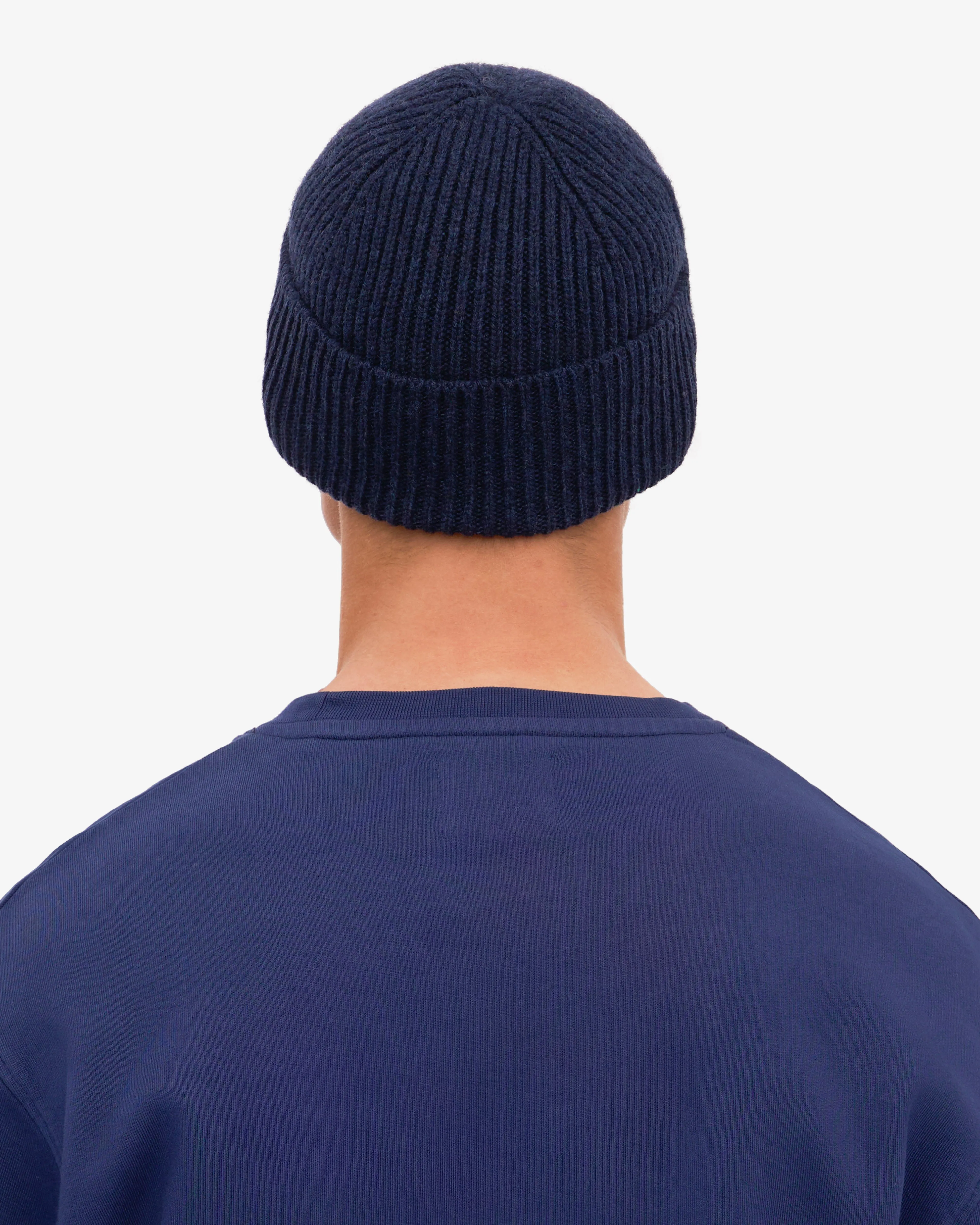 Merino Wool Beanie - Marine Blue sold by Colorful Standard product image thumbnail 4