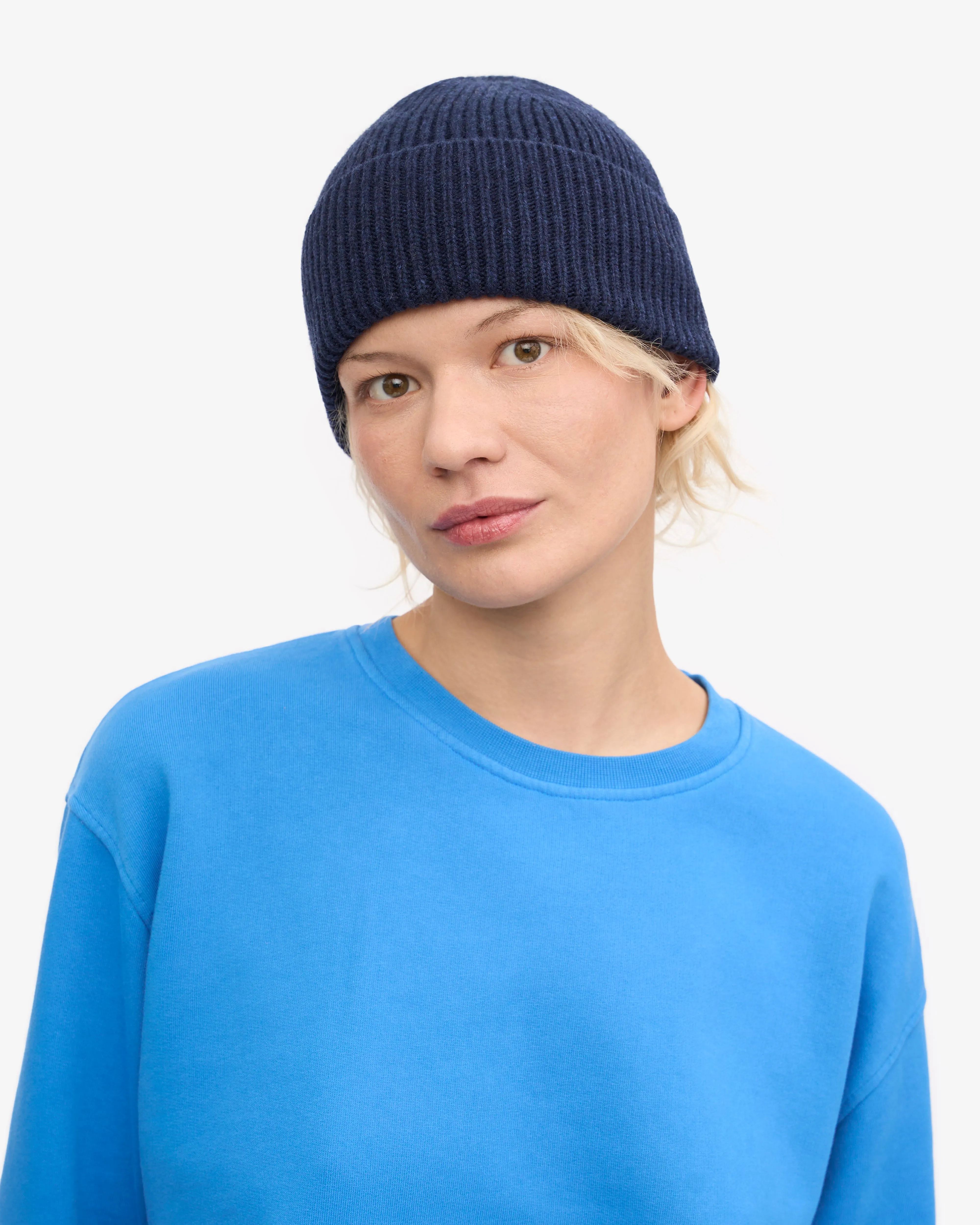 Merino Wool Beanie - Marine Blue sold by Colorful Standard product image thumbnail 2