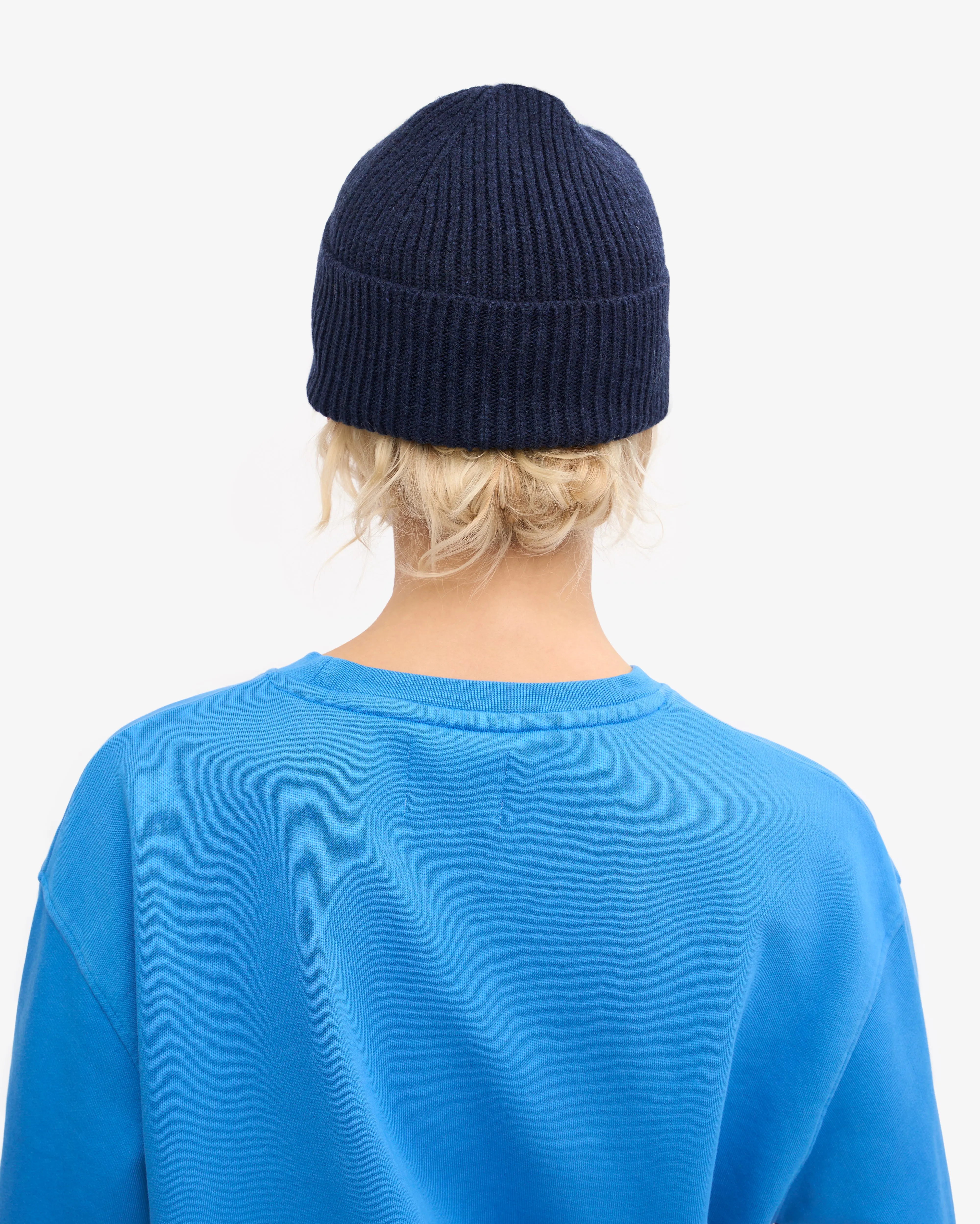 Merino Wool Beanie - Marine Blue sold by Colorful Standard product image thumbnail 4