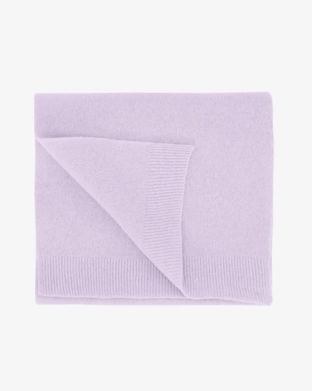 Merino Wool Scarf - Soft Lavender sold by Colorful Standard