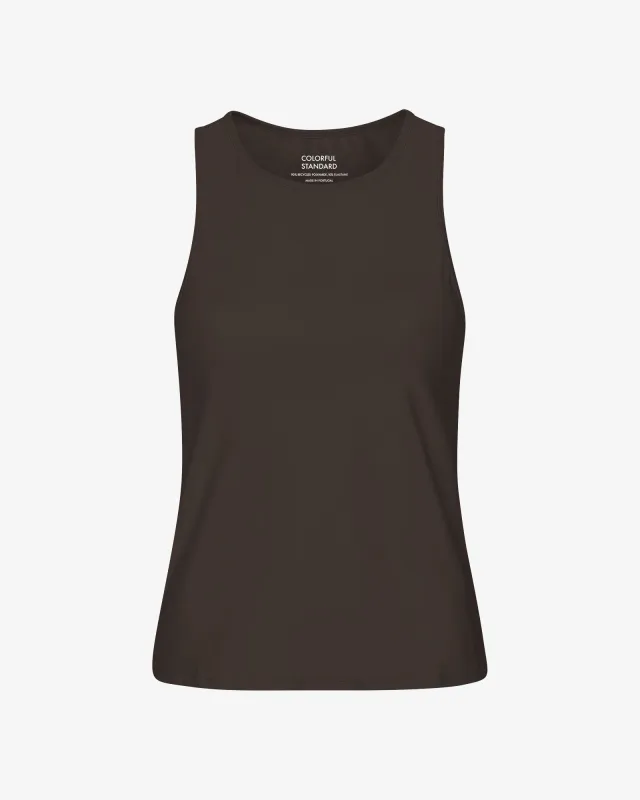 Active Tank Top - Coffee Brown sold by Colorful Standard
