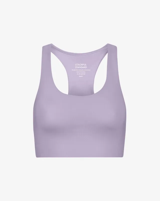 Active Cropped Bra - Pearly Purple sold by Colorful Standard