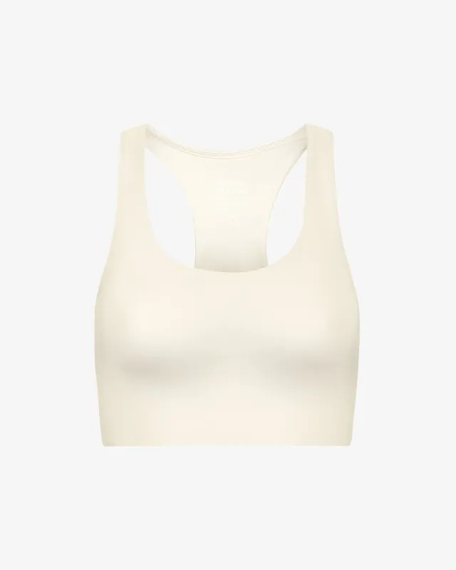 Active Cropped Bra - Ivory White sold by Colorful Standard