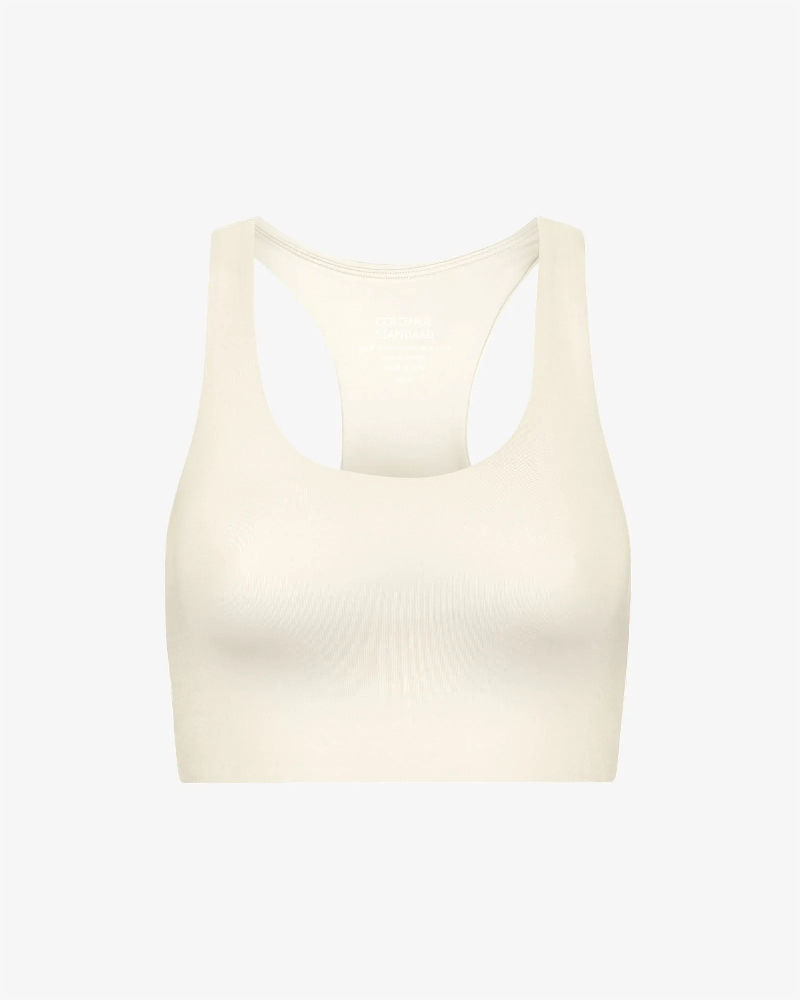 Active Cropped Bra - Ivory White sold by Colorful Standard