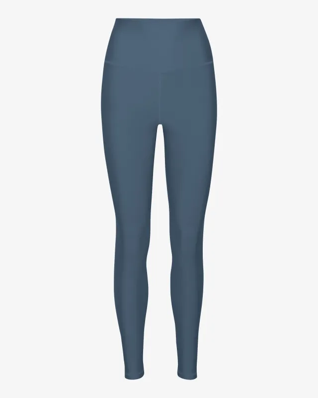 Active High-Rise Legging - Petrol Blue sold by Colorful Standard