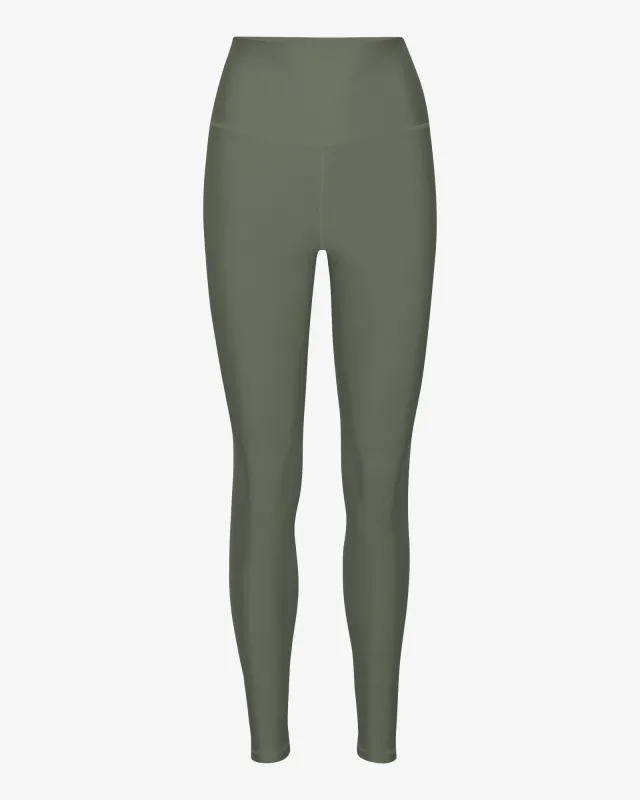 Active High-Rise Legging - Dusty Olive sold by Colorful Standard