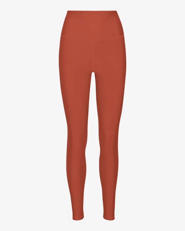 Active High-Rise Legging - Dark Amber sold by Colorful Standard