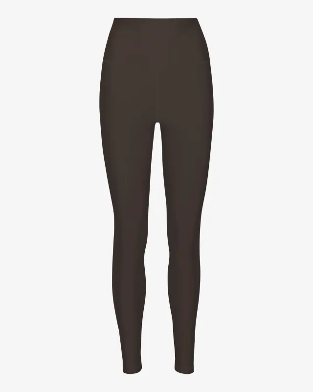 Active High-Rise Legging - Coffee Brown sold by Colorful Standard