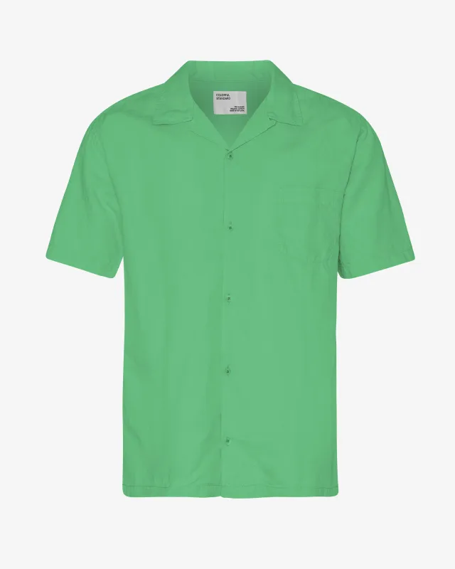 Linen Short Sleeved Shirt - Spring Green sold by Colorful Standard