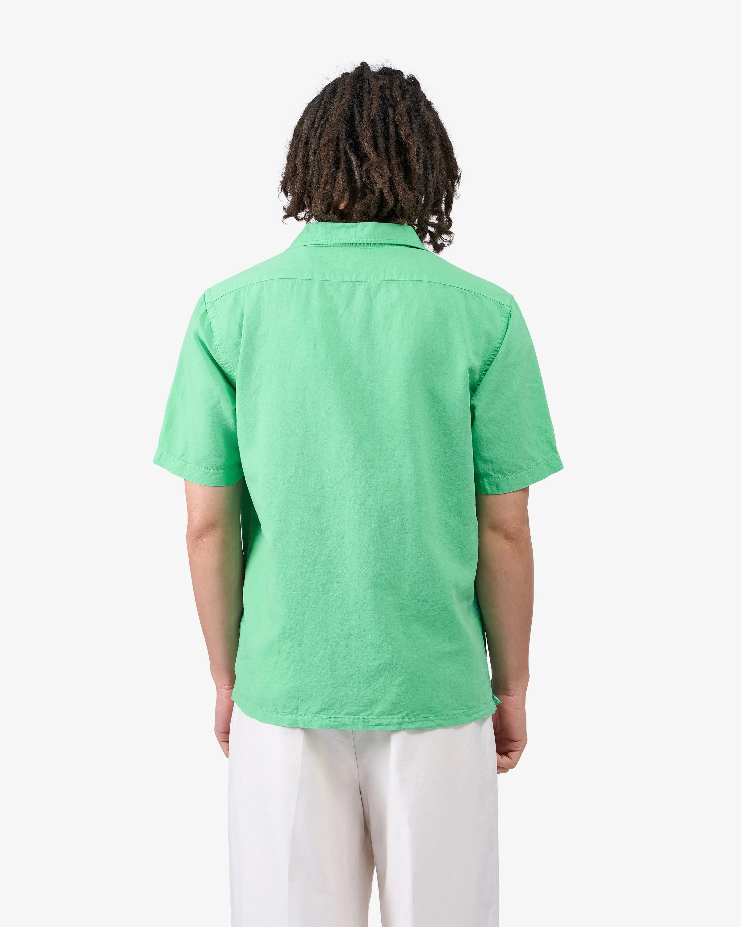 Linen Short Sleeved Shirt - Spring Green sold by Colorful Standard product image thumbnail 5