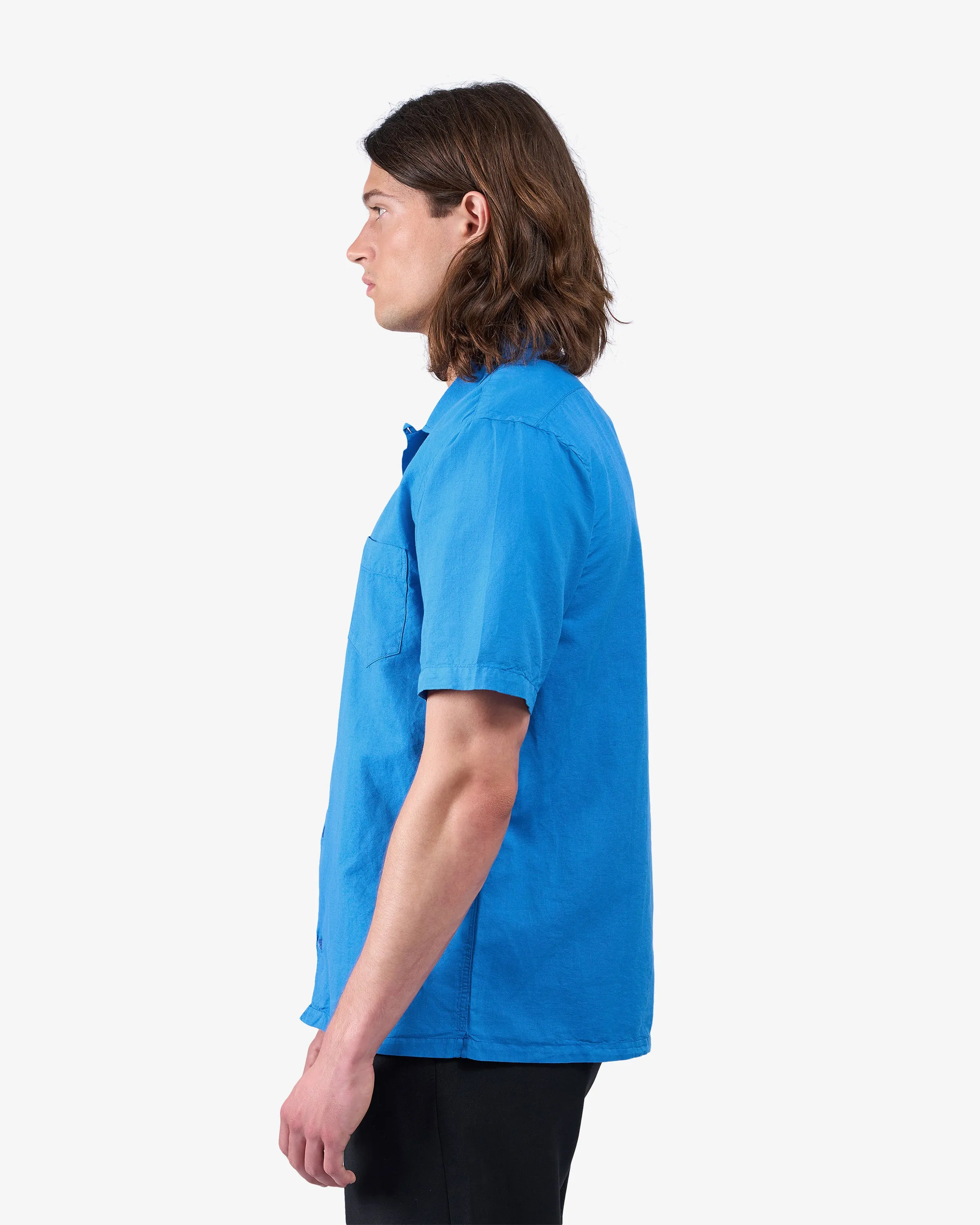 Linen Short Sleeved Shirt - Purple Haze sold by Colorful Standard product image thumbnail 3