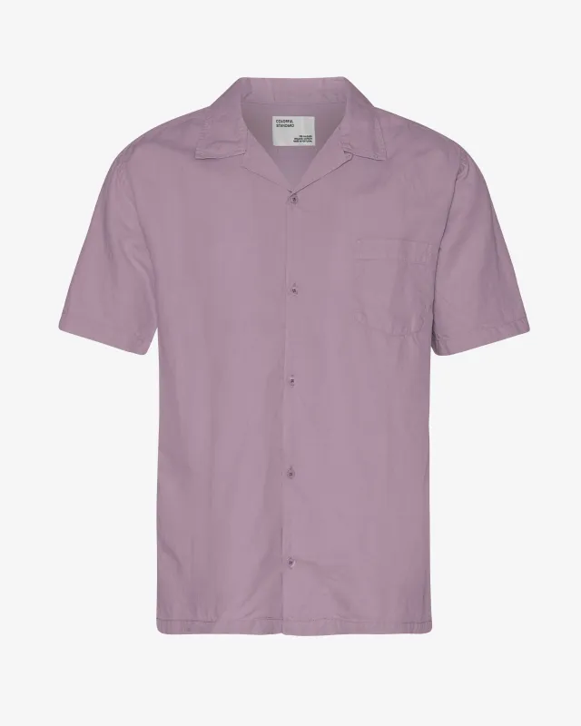 Linen Short Sleeved Shirt - Pearly Purple sold by Colorful Standard