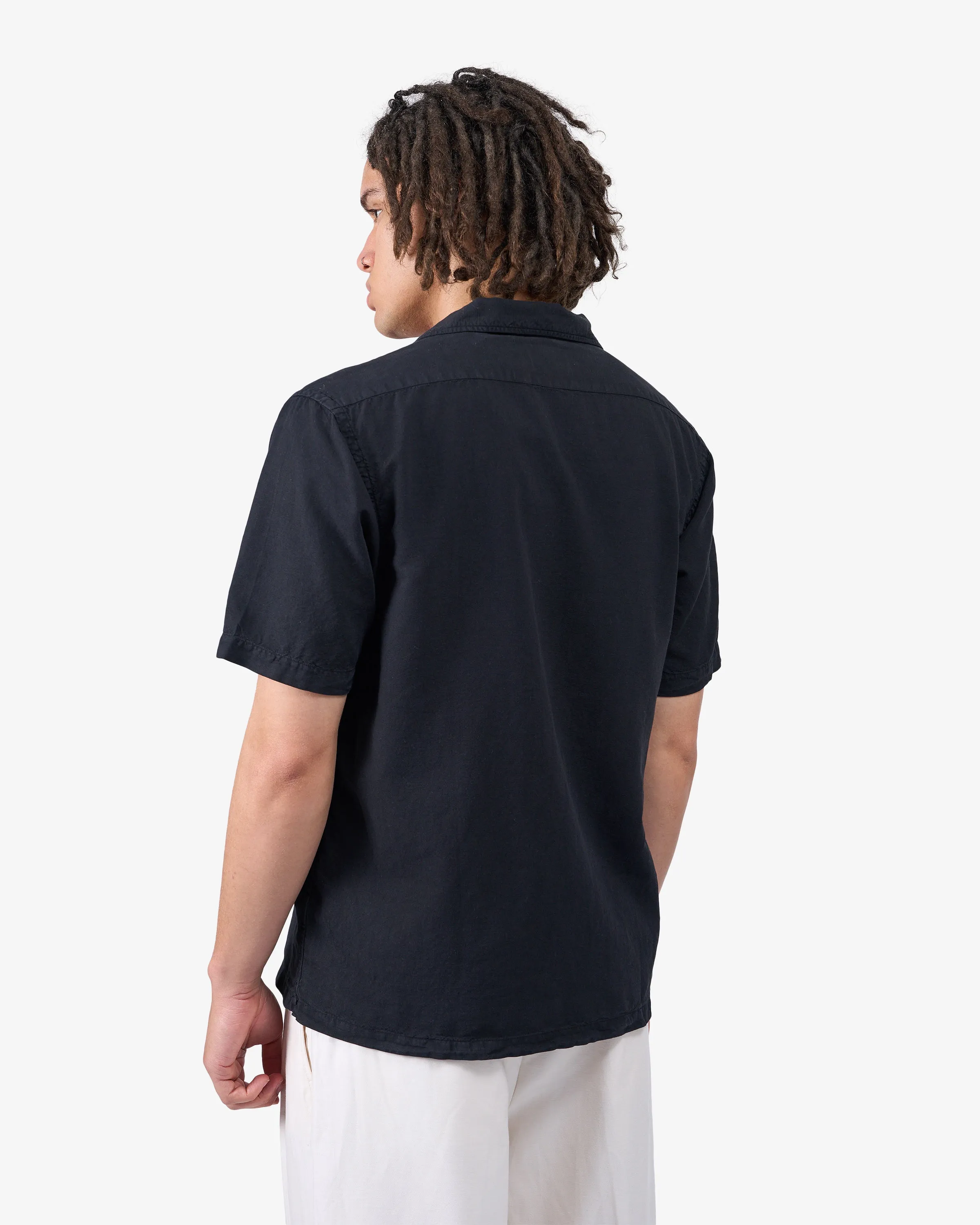 Linen Short Sleeved Shirt - Oyster Grey sold by Colorful Standard product image thumbnail 4