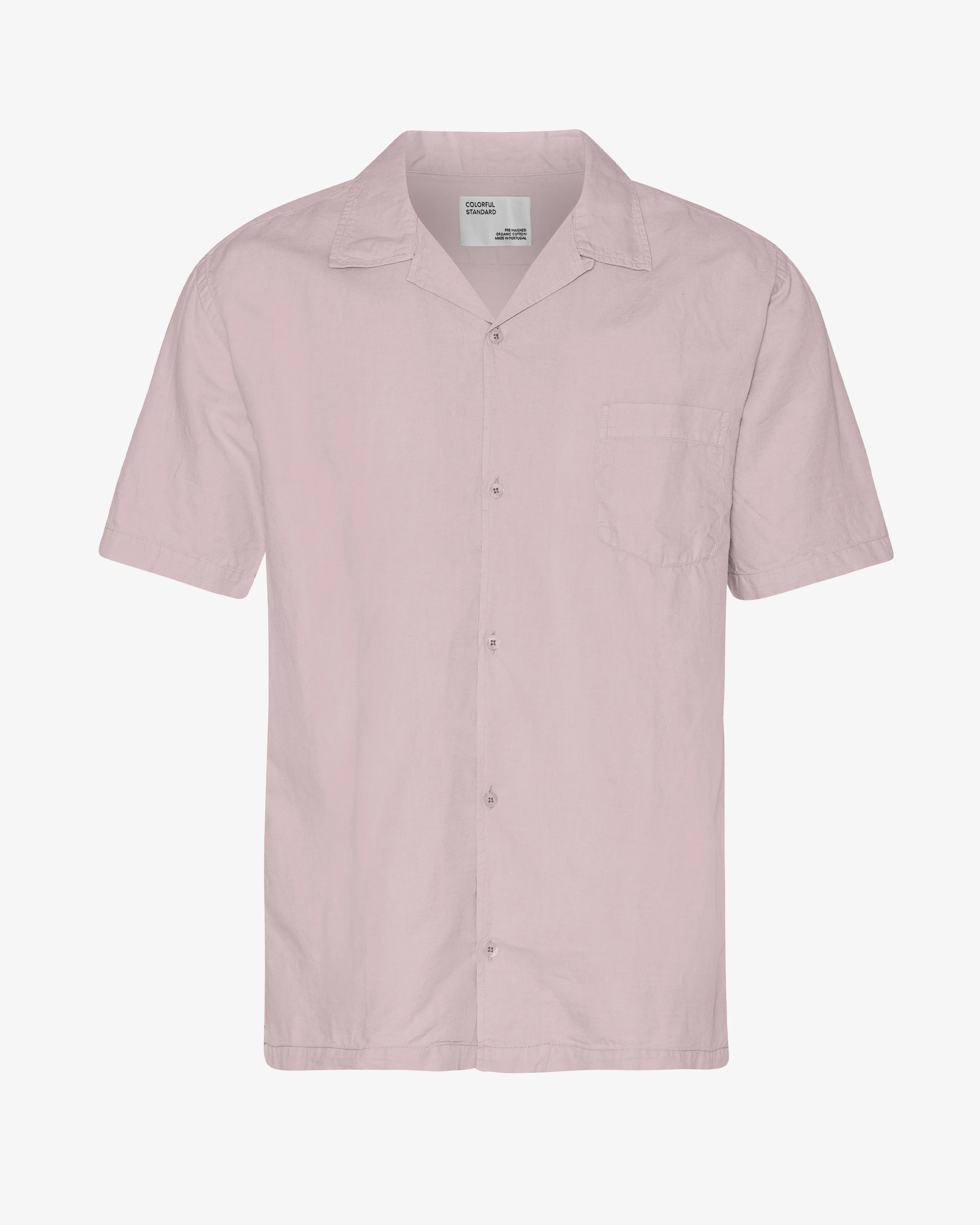 Linen Short Sleeved Shirt - Faded Pink sold by Colorful Standard