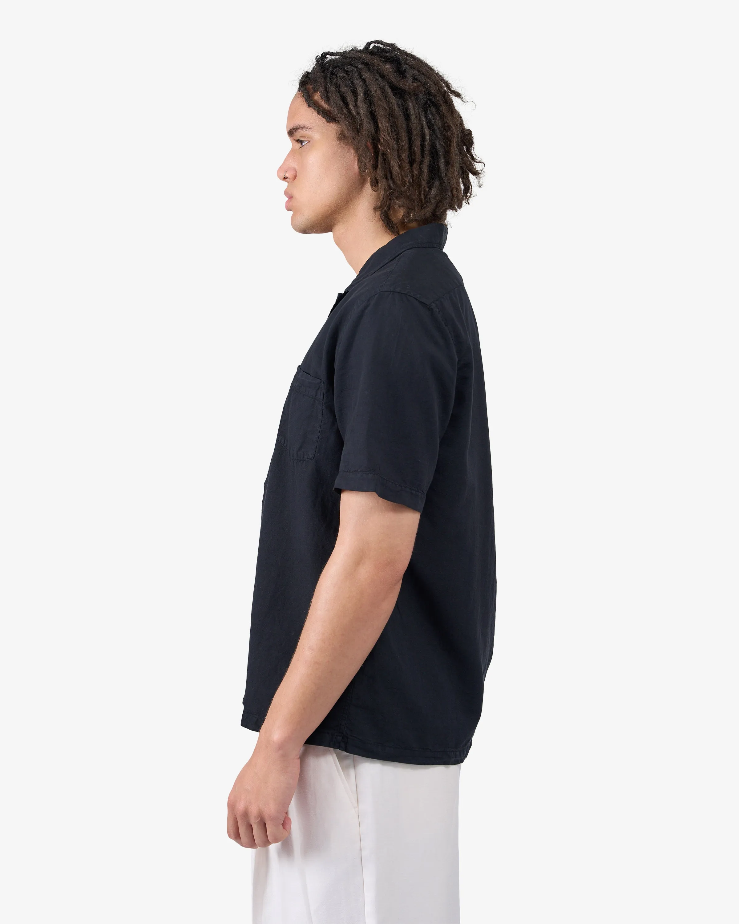 Linen Short Sleeved Shirt - Cedar Brown sold by Colorful Standard product image thumbnail 3