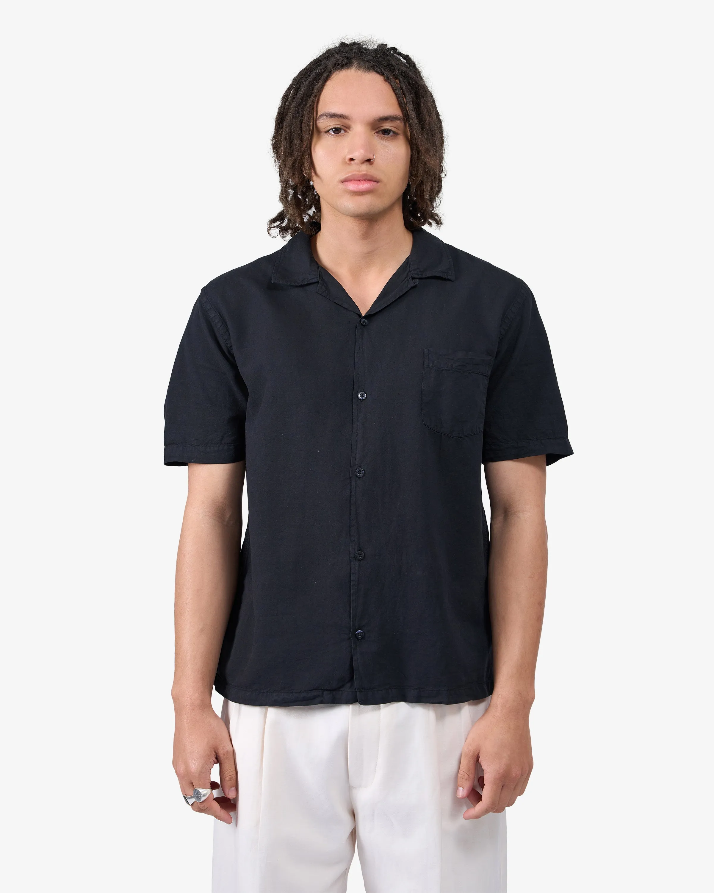 Linen Short Sleeved Shirt - Cedar Brown sold by Colorful Standard product image thumbnail 2