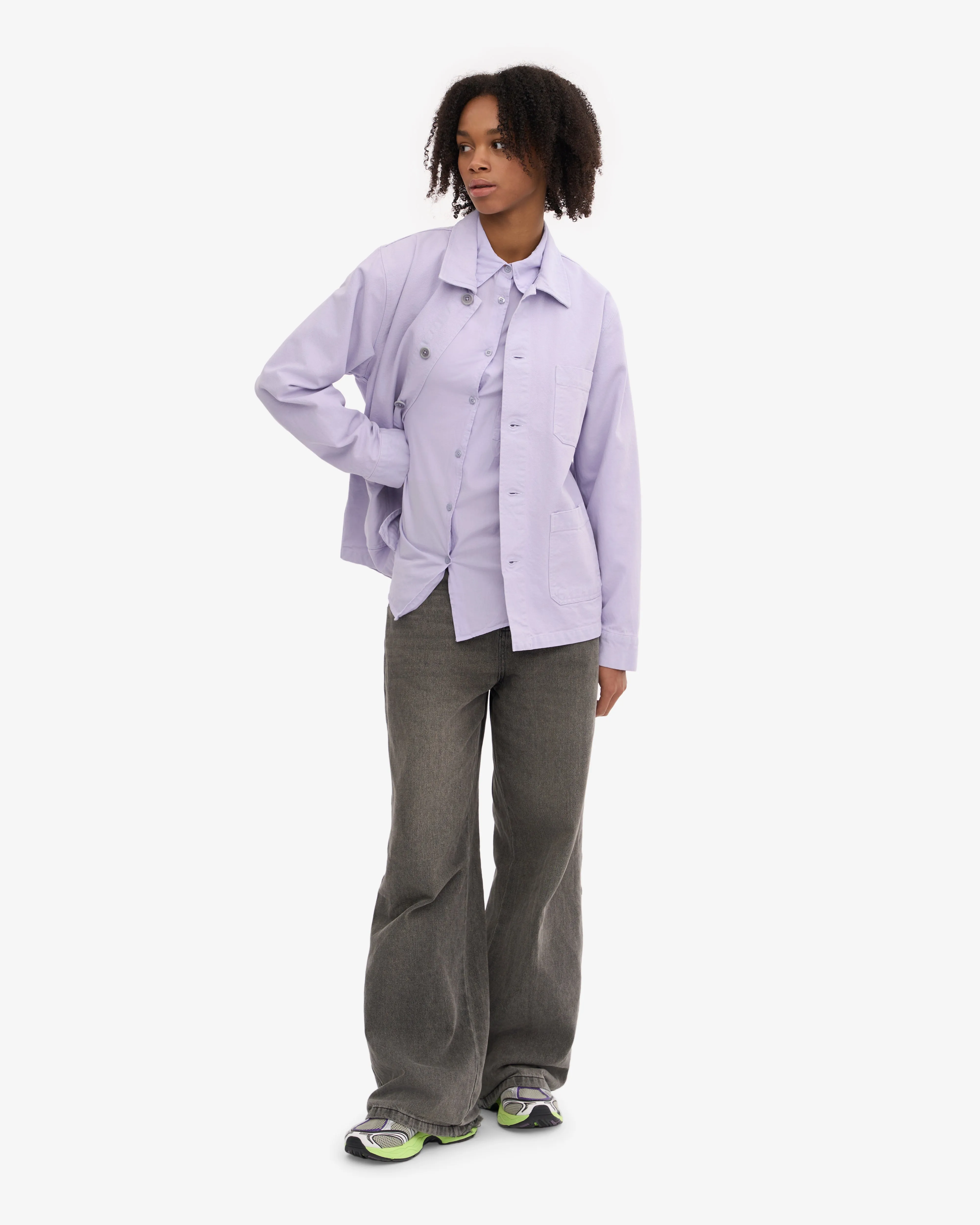Organic Workwear Jacket - Soft Lavender sold by Colorful Standard product image thumbnail 5