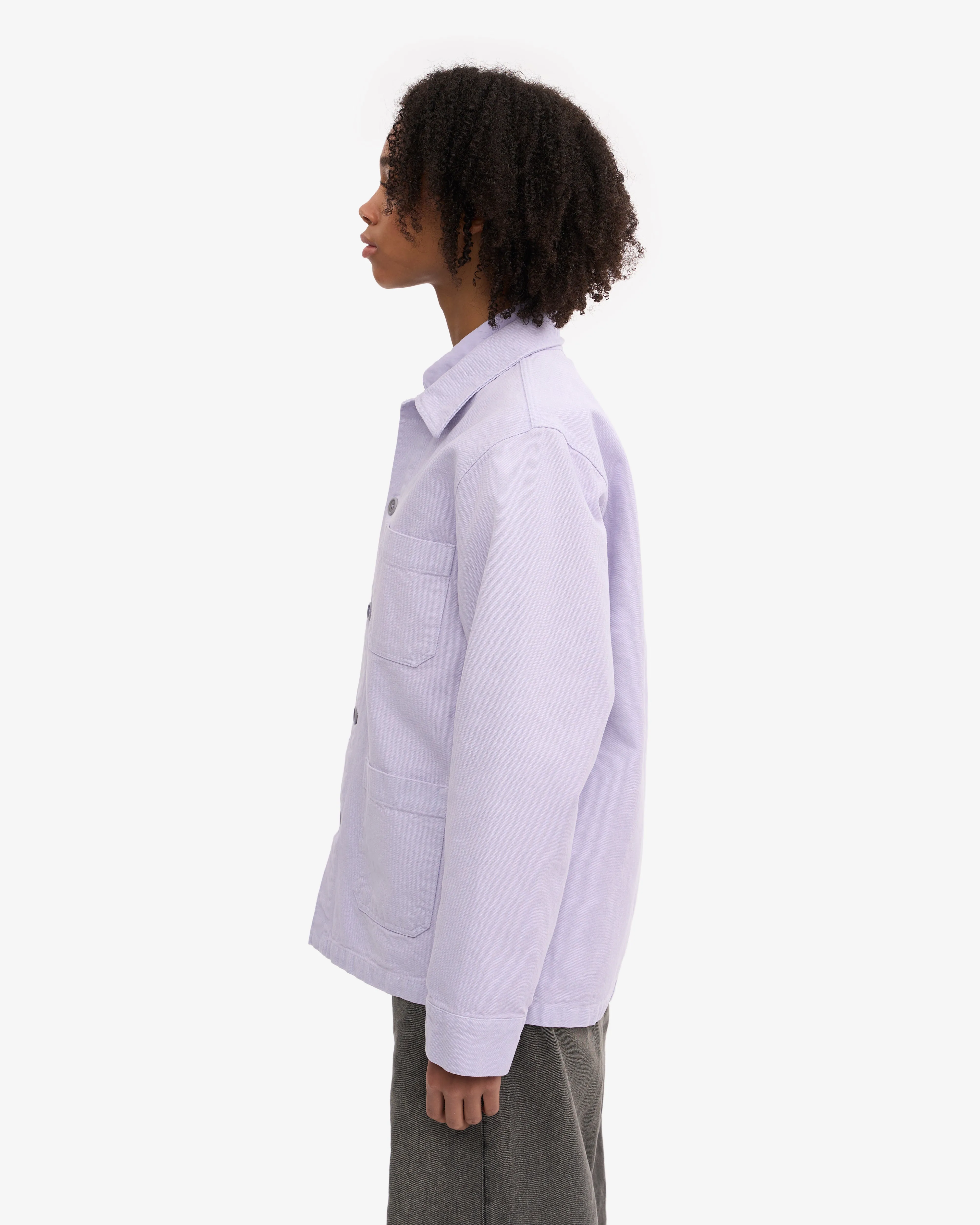 Organic Workwear Jacket - Soft Lavender sold by Colorful Standard product image thumbnail 3