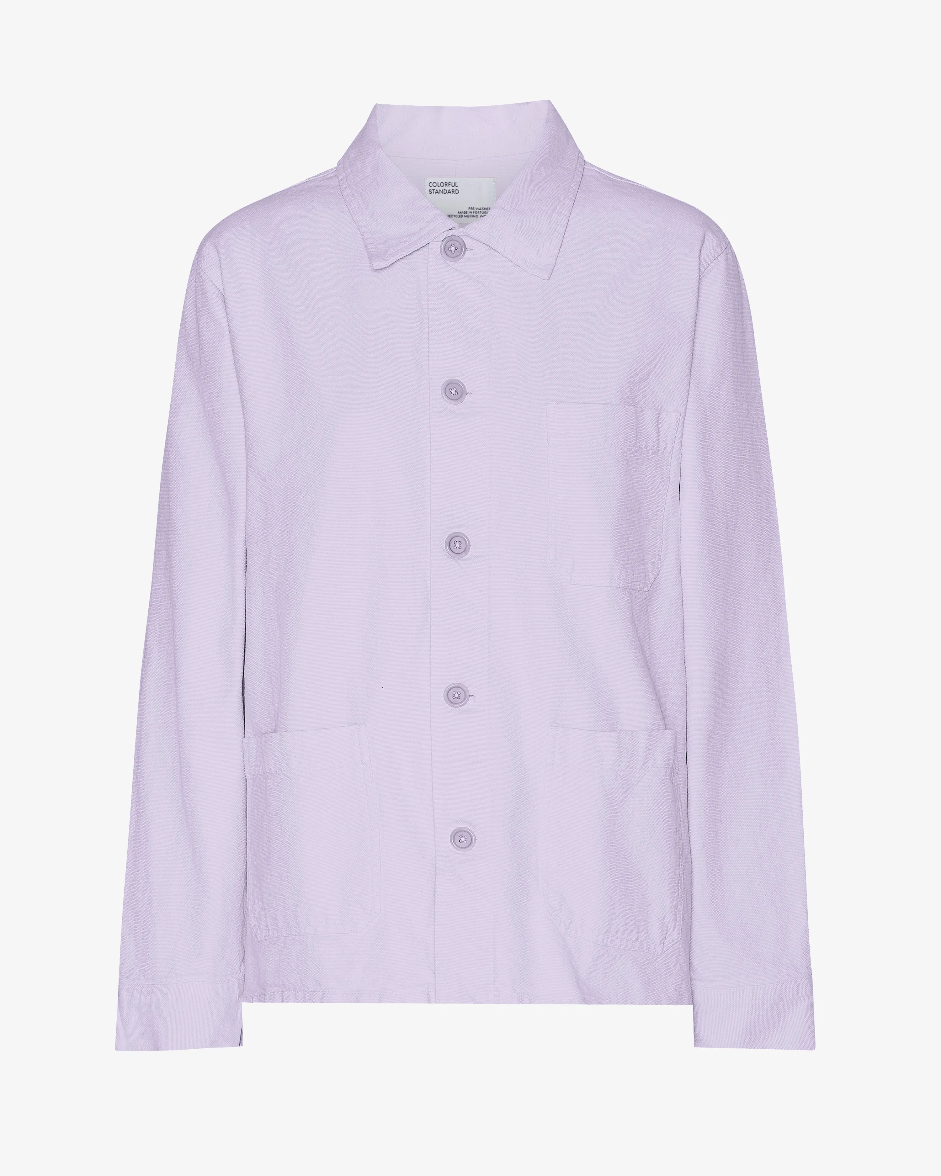 Organic Workwear Jacket - Soft Lavender sold by Colorful Standard