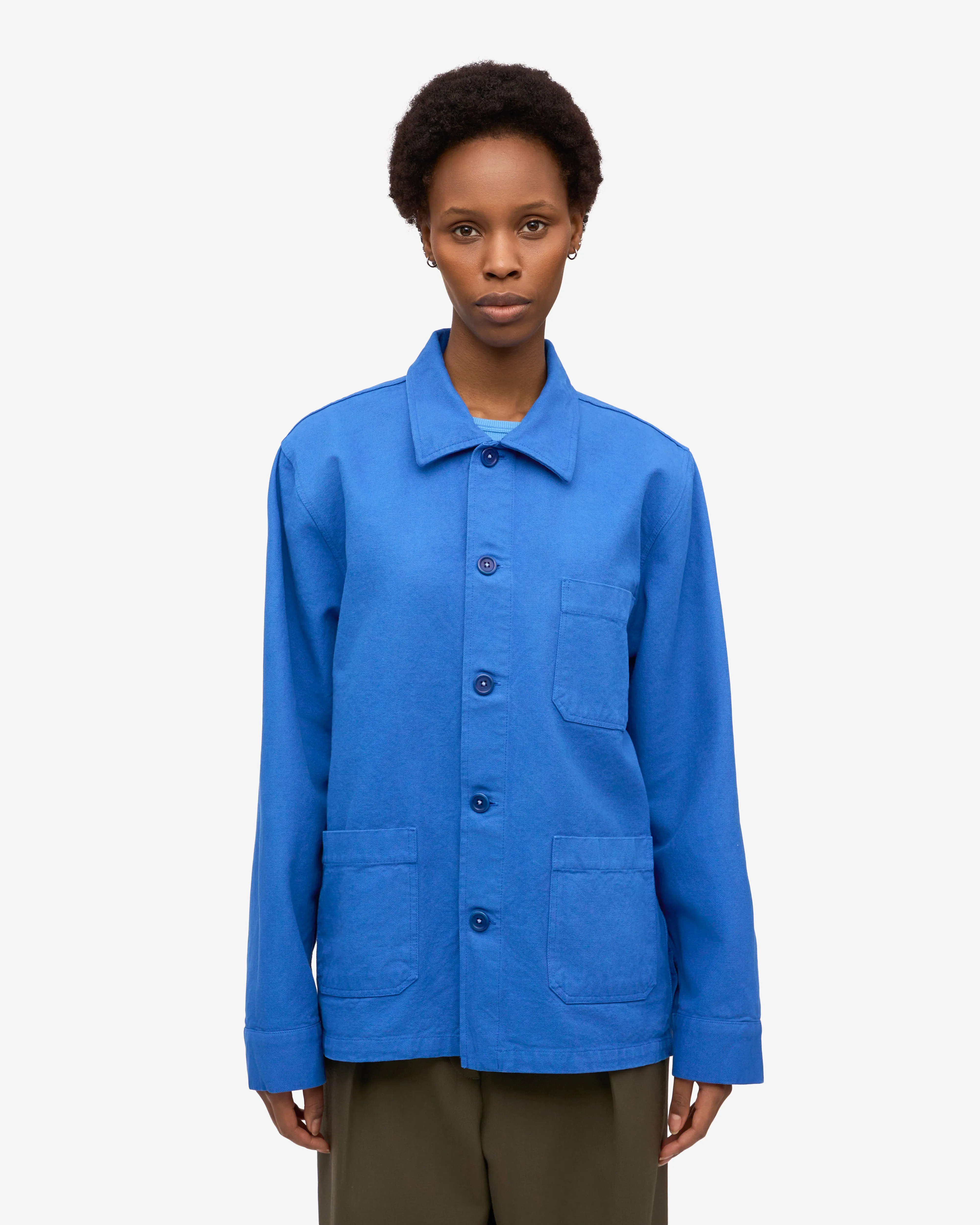 Organic Workwear Jacket - Pacific Blue sold by Colorful Standard product image thumbnail 2