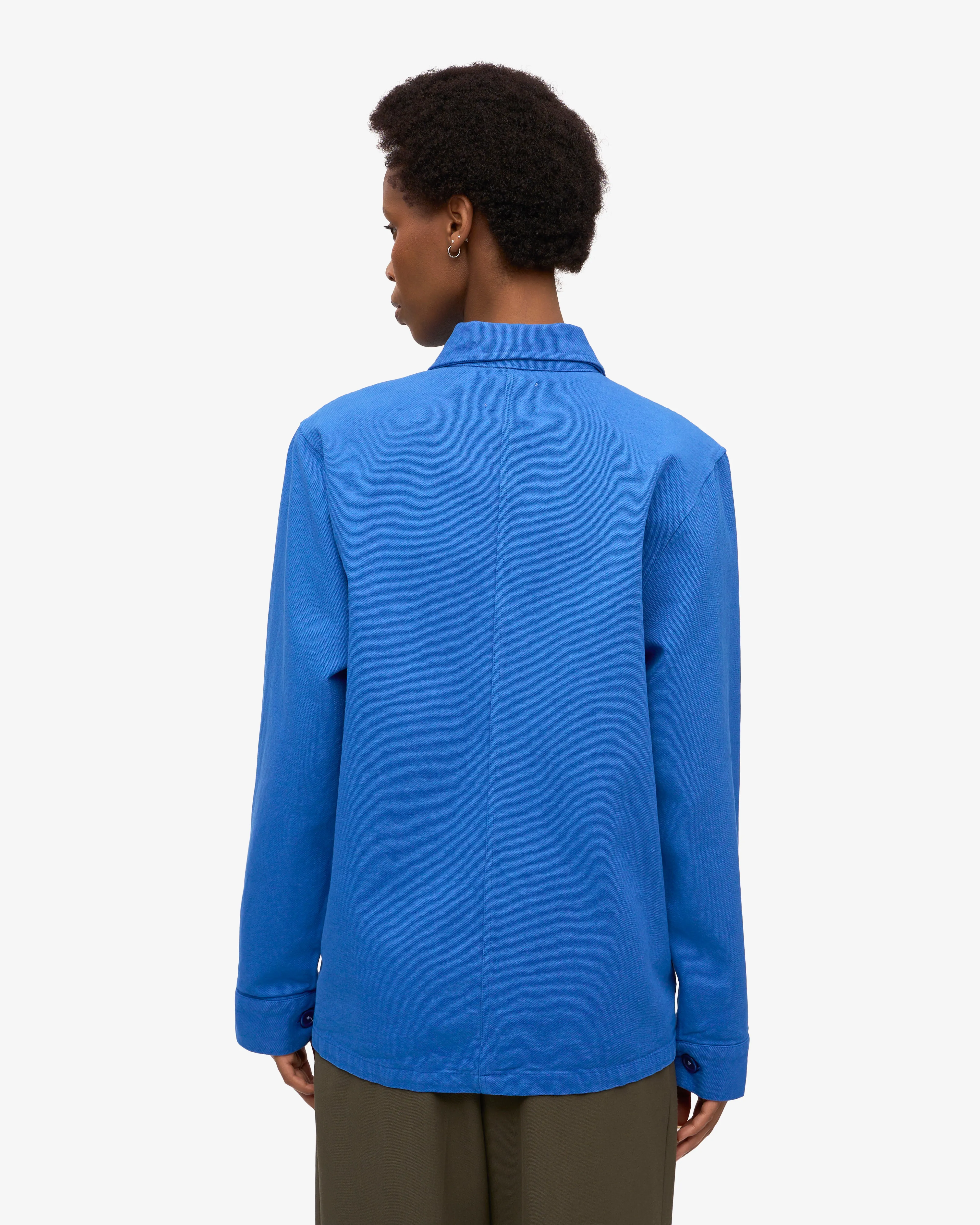 Organic Workwear Jacket - Pacific Blue sold by Colorful Standard product image thumbnail 4