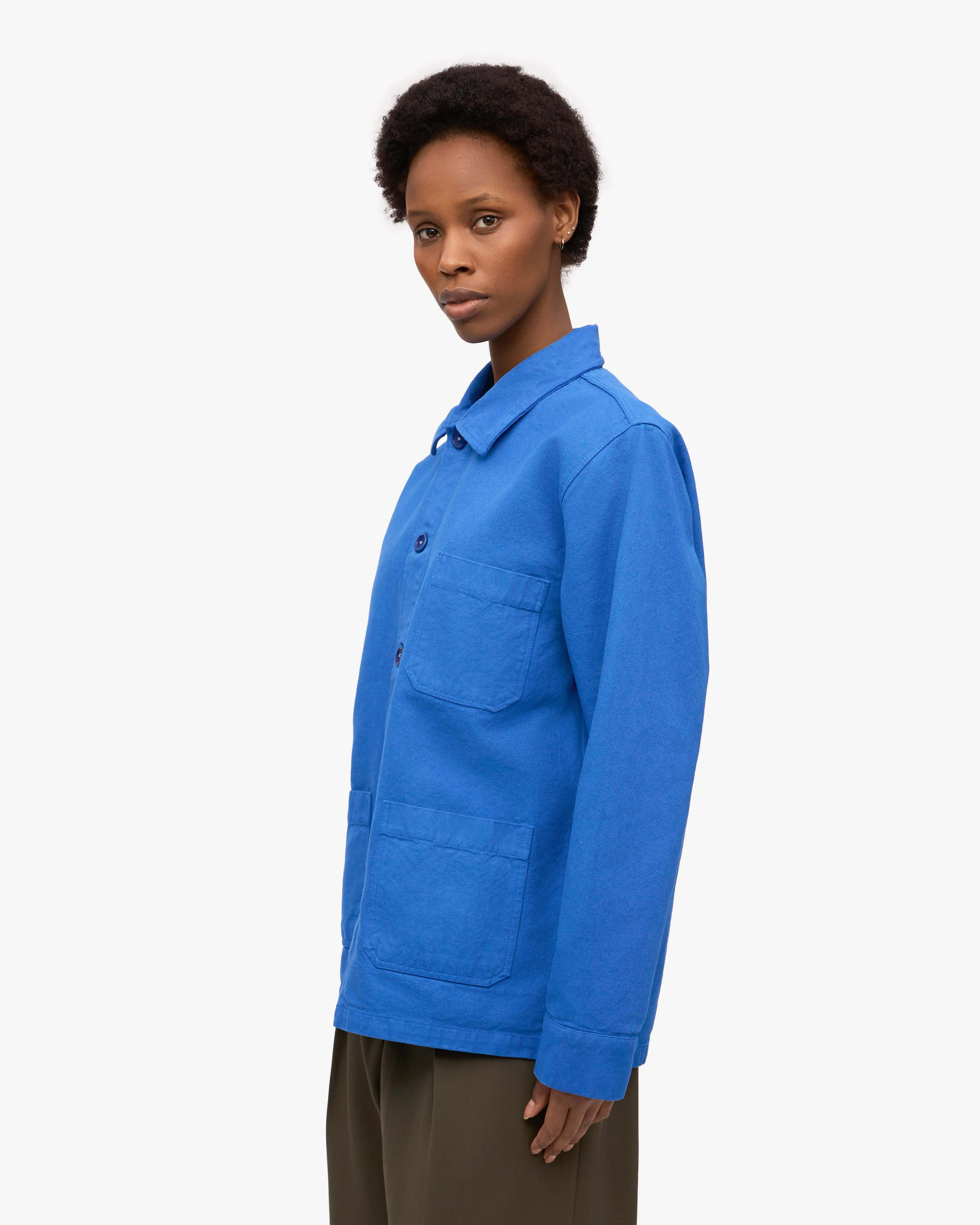 Organic Workwear Jacket - Pacific Blue sold by Colorful Standard product image thumbnail 3