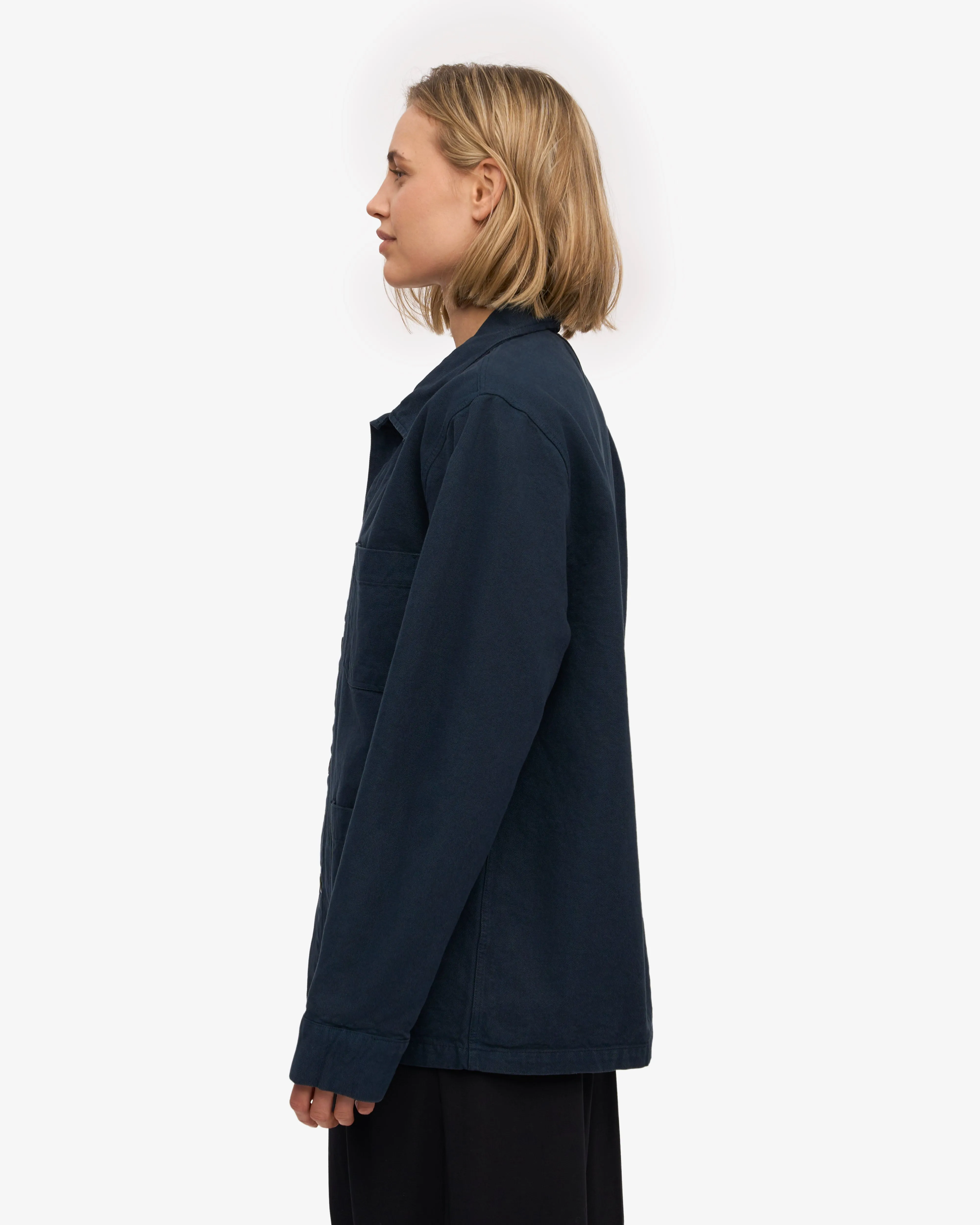 Organic Workwear Jacket - Navy Blue sold by Colorful Standard product image thumbnail 3