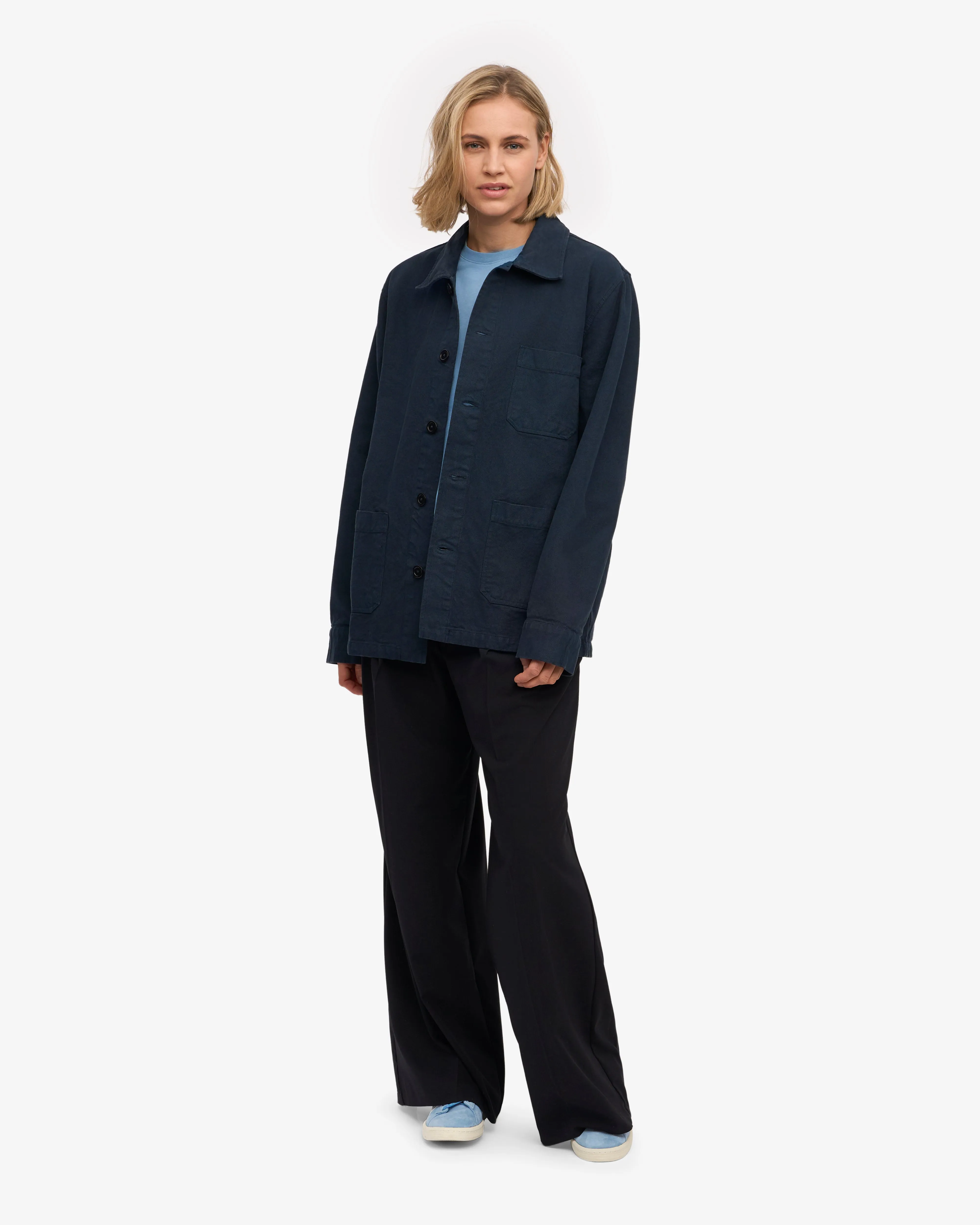 Organic Workwear Jacket - Navy Blue sold by Colorful Standard product image thumbnail 5
