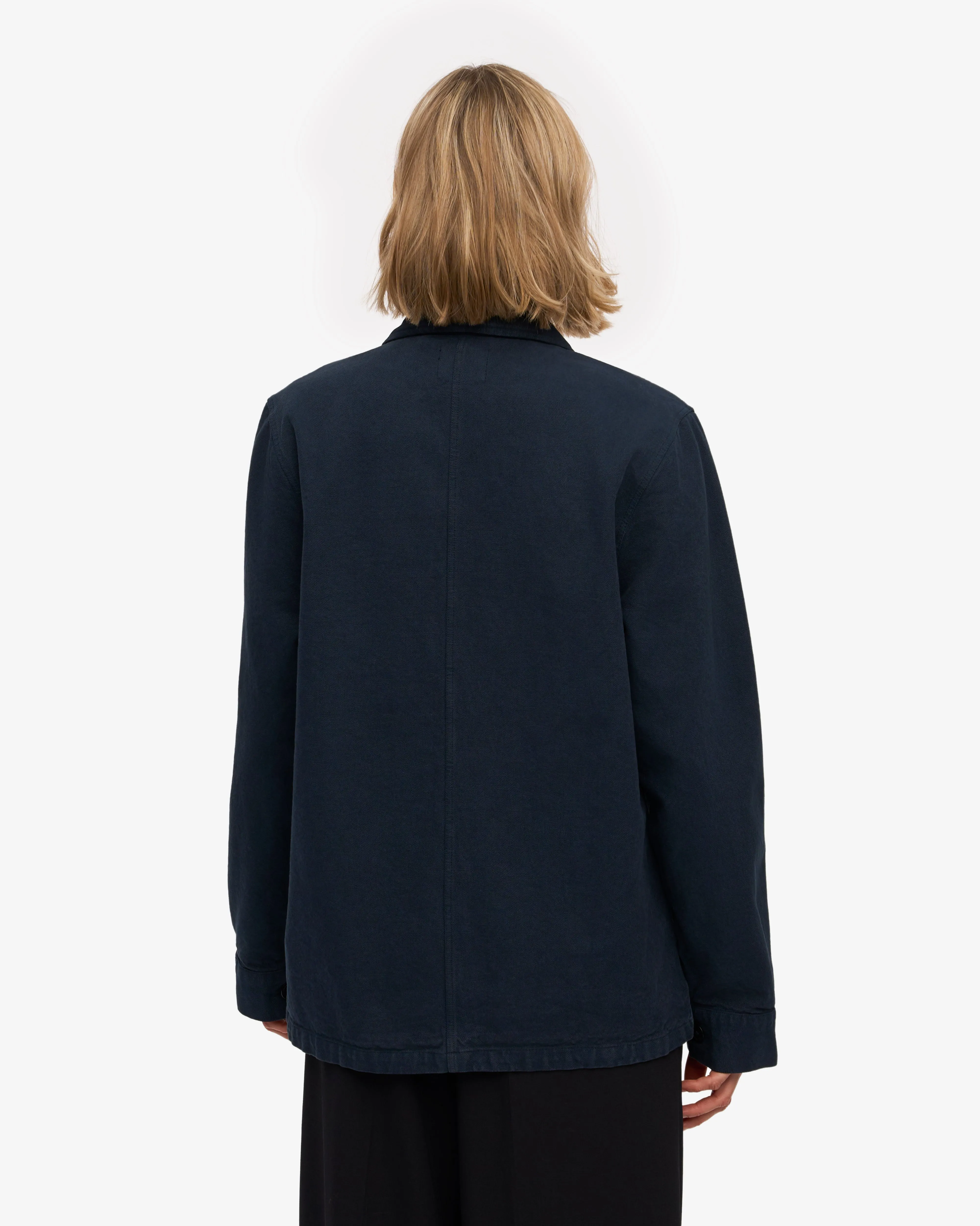 Organic Workwear Jacket - Navy Blue sold by Colorful Standard product image thumbnail 4