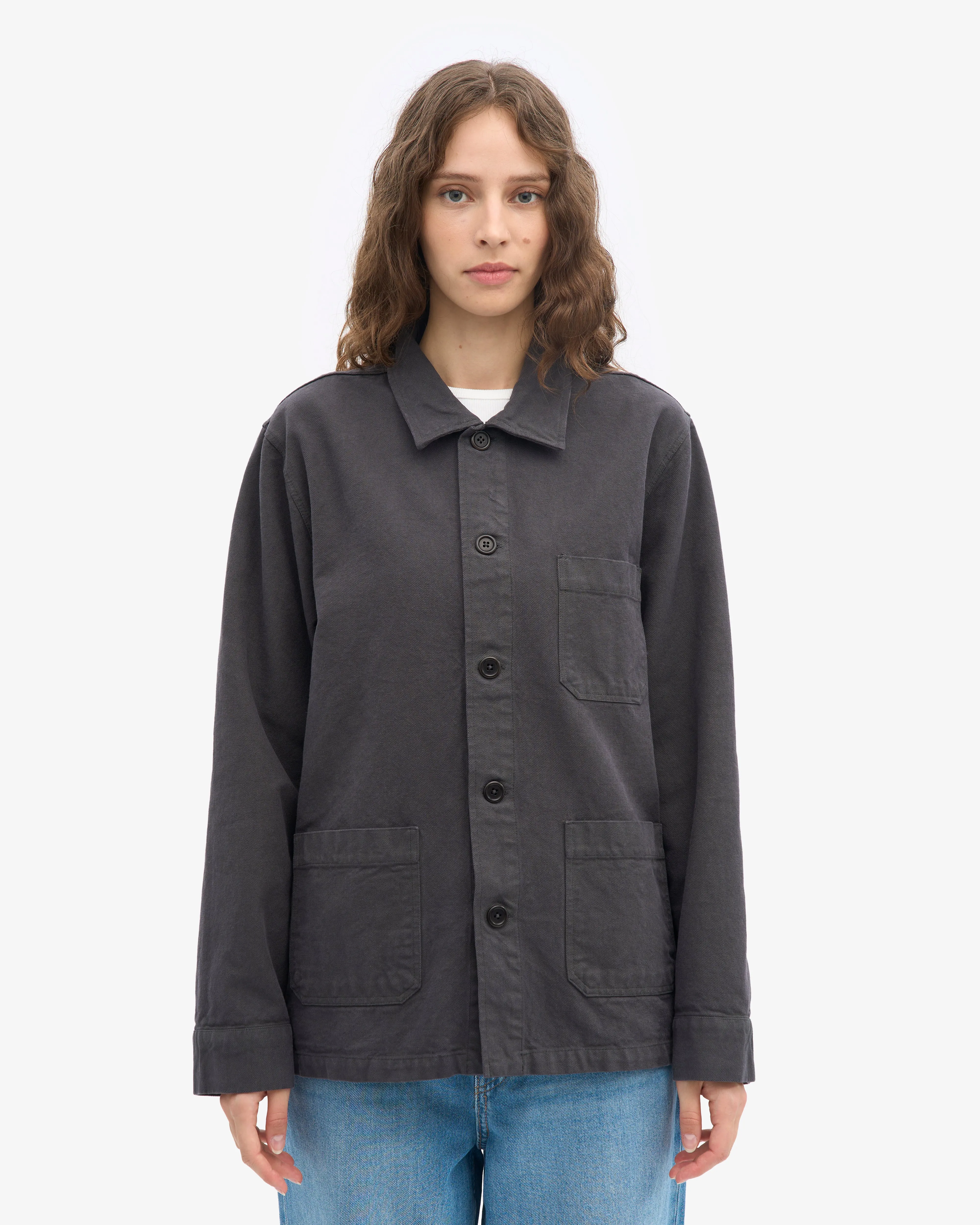 Organic Workwear Jacket - Lava Grey sold by Colorful Standard product image thumbnail 2