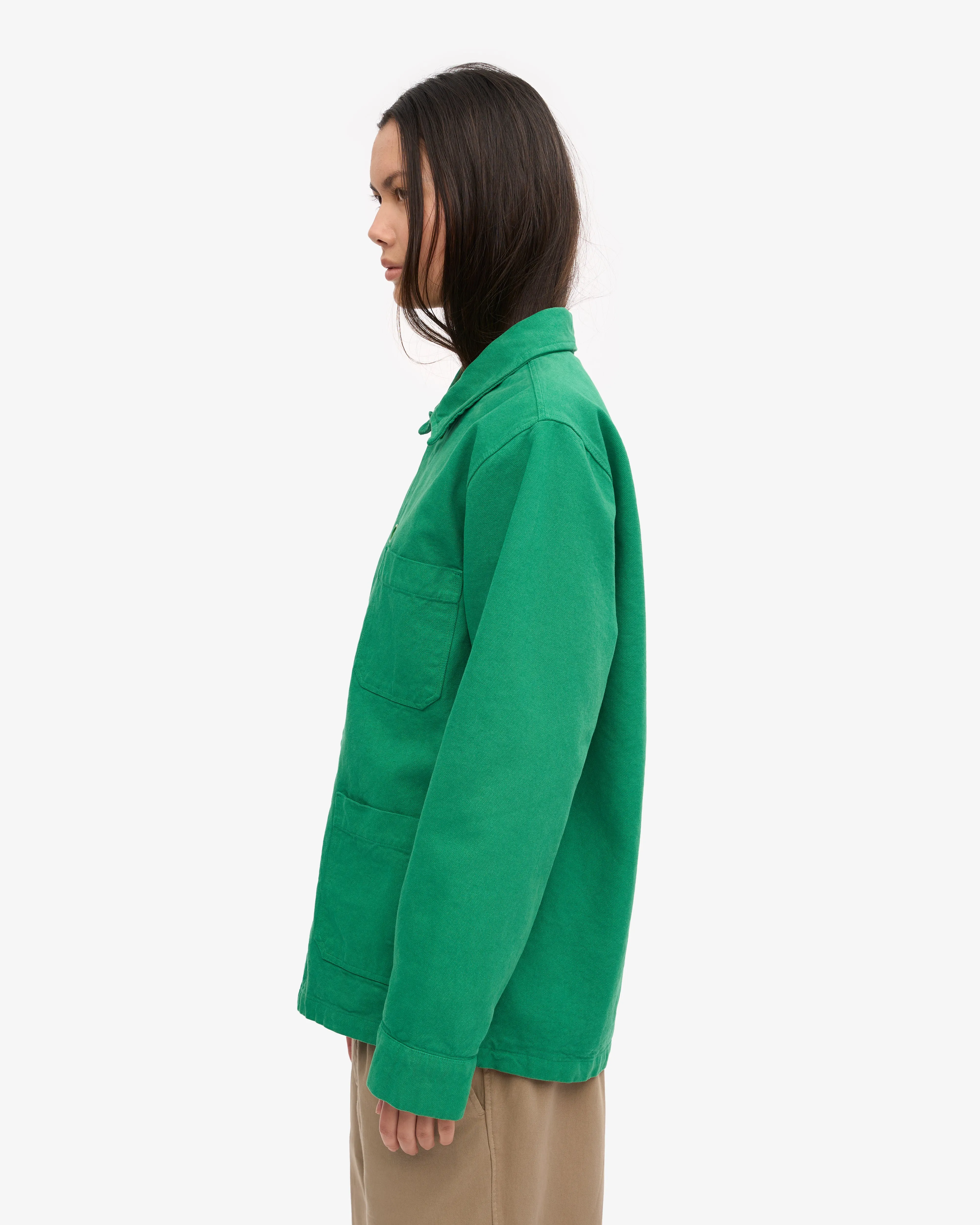Organic Workwear Jacket - Kelly Green sold by Colorful Standard product image thumbnail 3