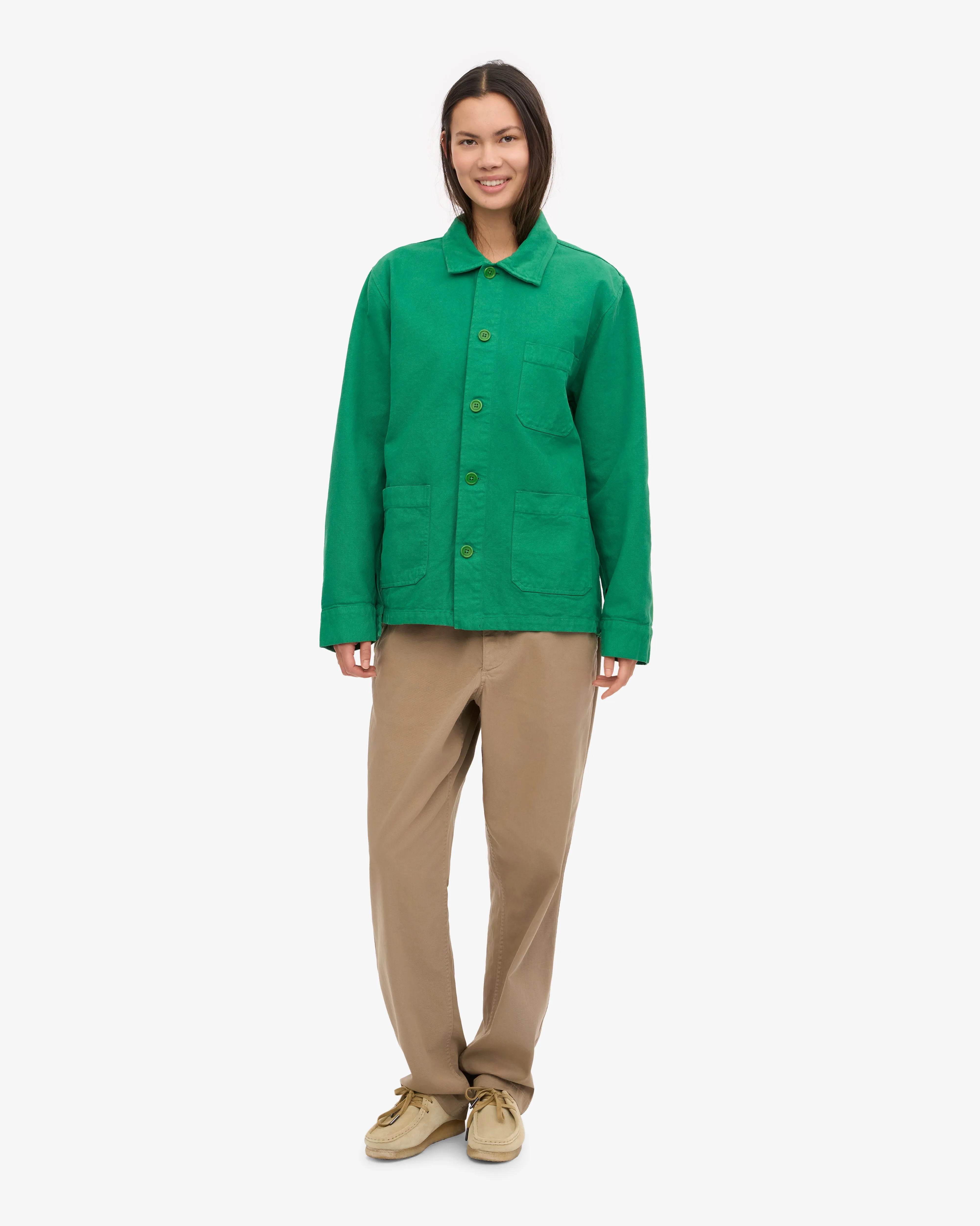 Organic Workwear Jacket - Kelly Green sold by Colorful Standard product image thumbnail 5