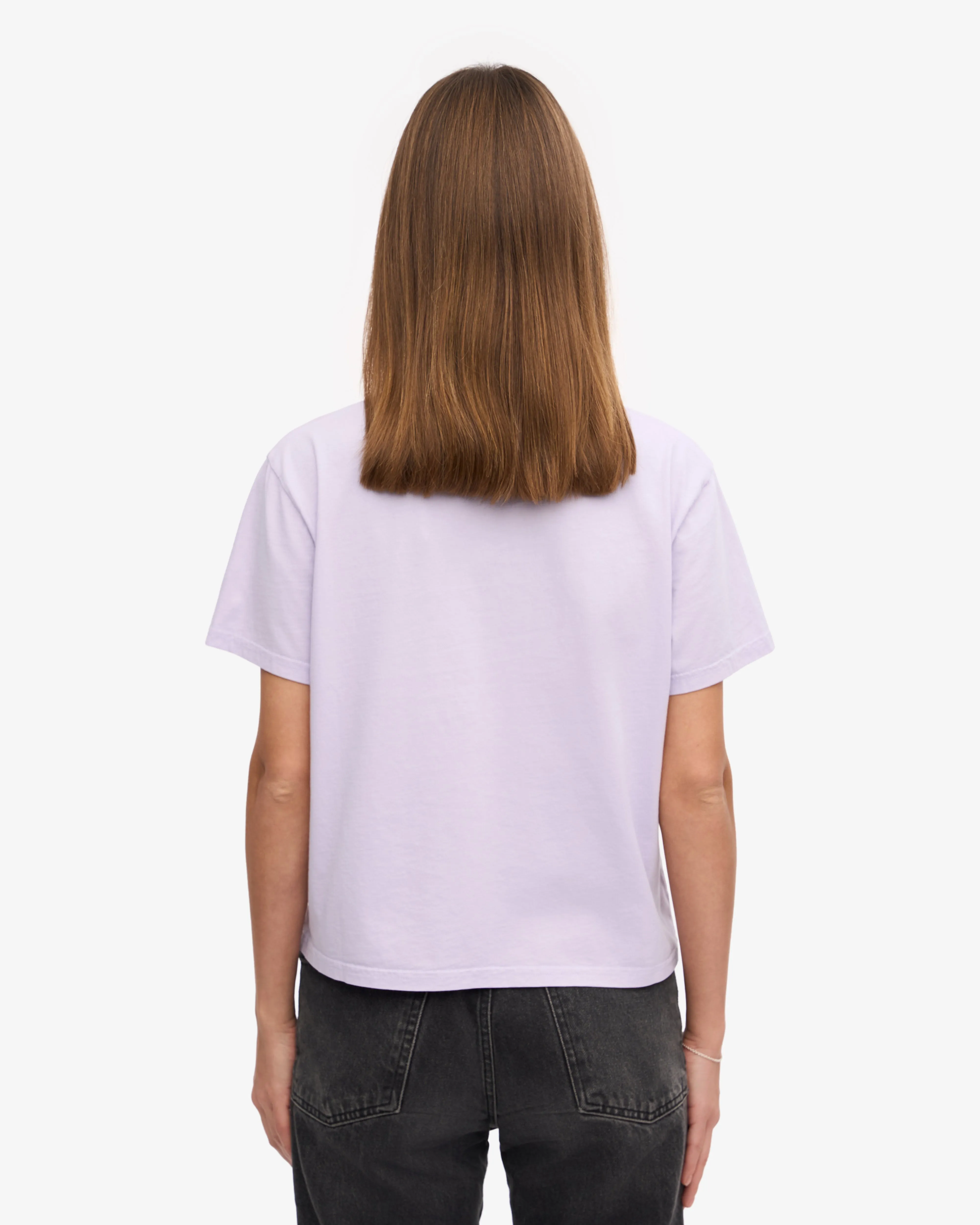 Organic Boxy Crop Tee - Soft Lavender sold by Colorful Standard product image thumbnail 4
