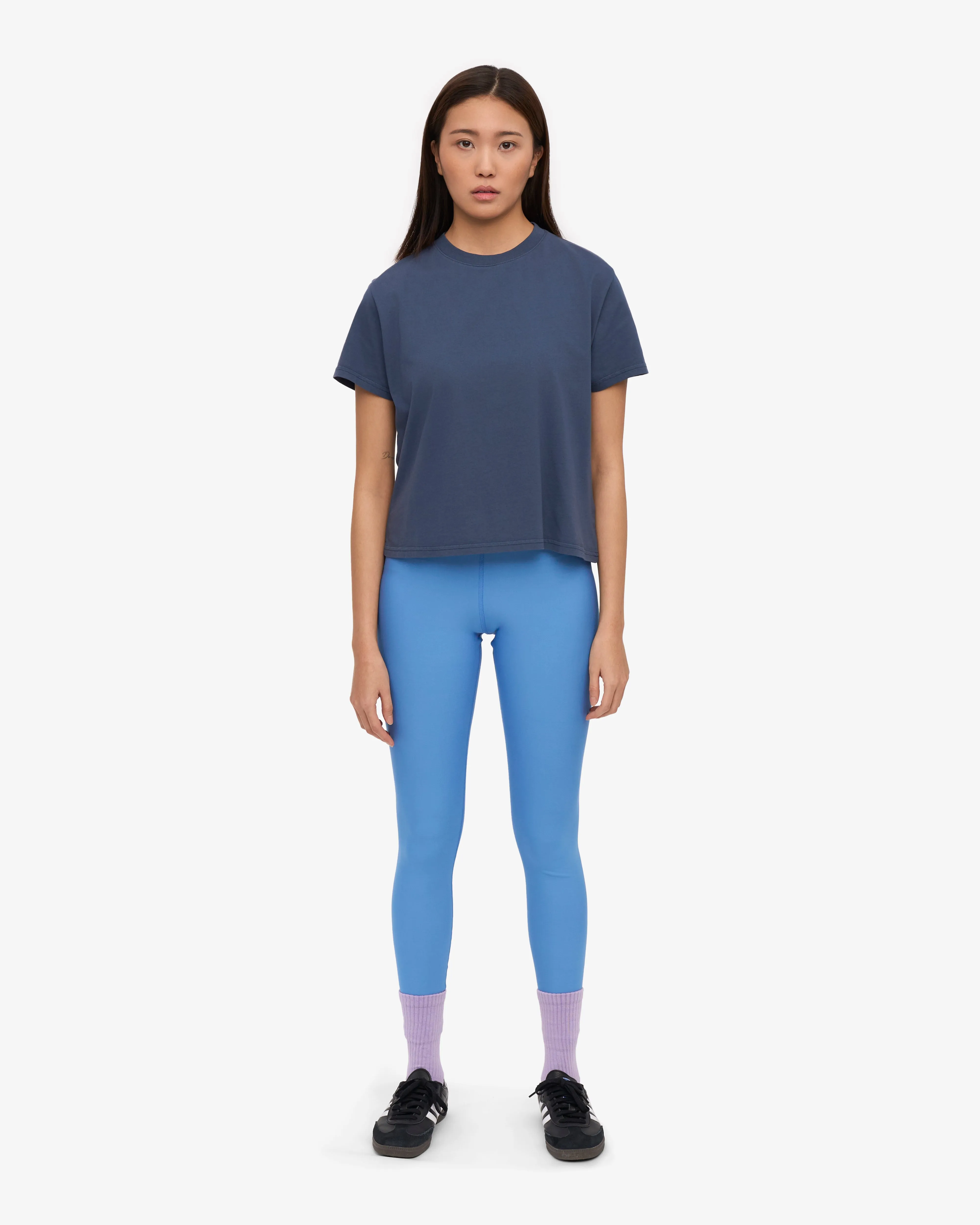 Organic Boxy Crop Tee - Petrol Blue sold by Colorful Standard product image thumbnail 4