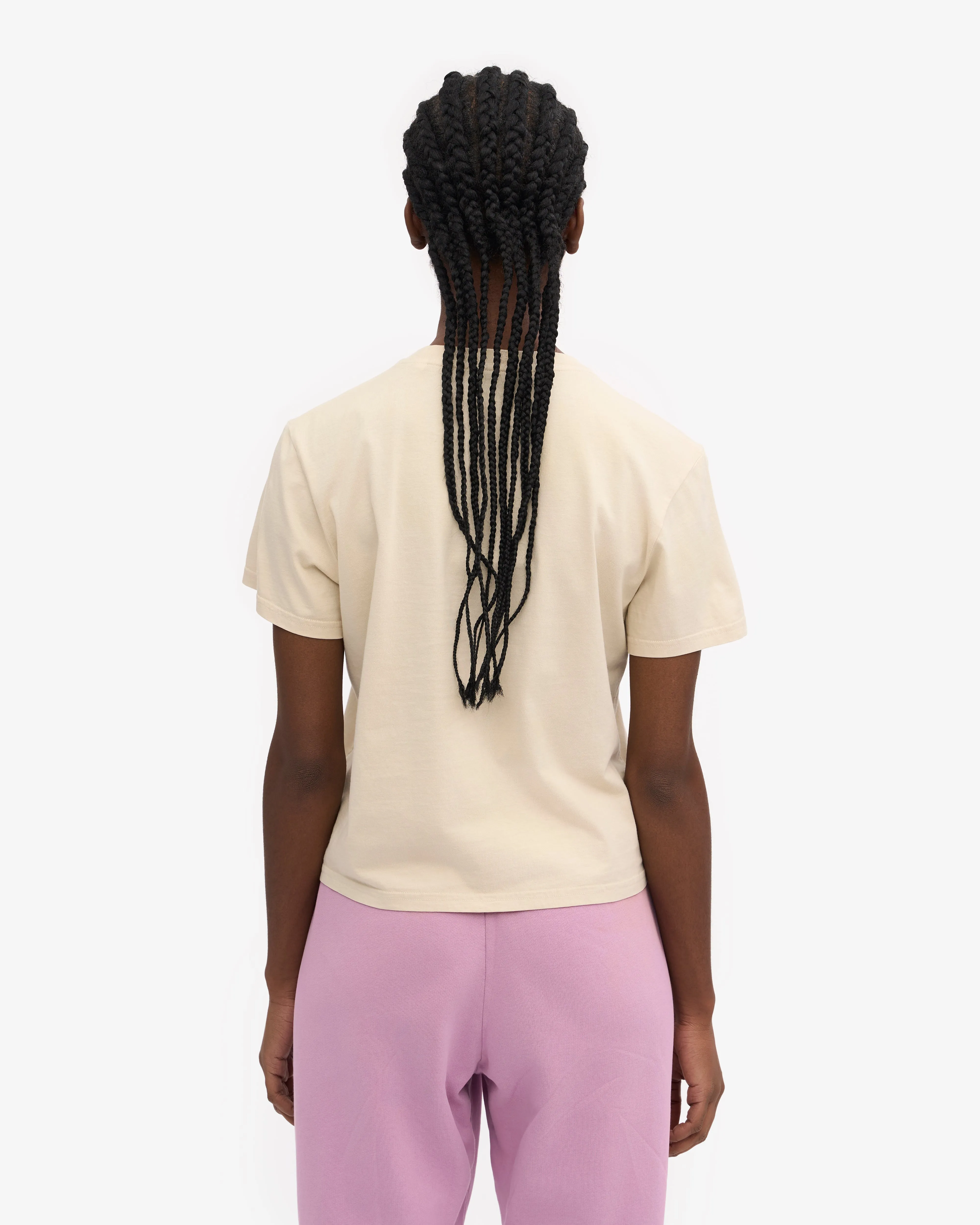 Organic Boxy Crop Tee - Ivory White sold by Colorful Standard product image thumbnail 4